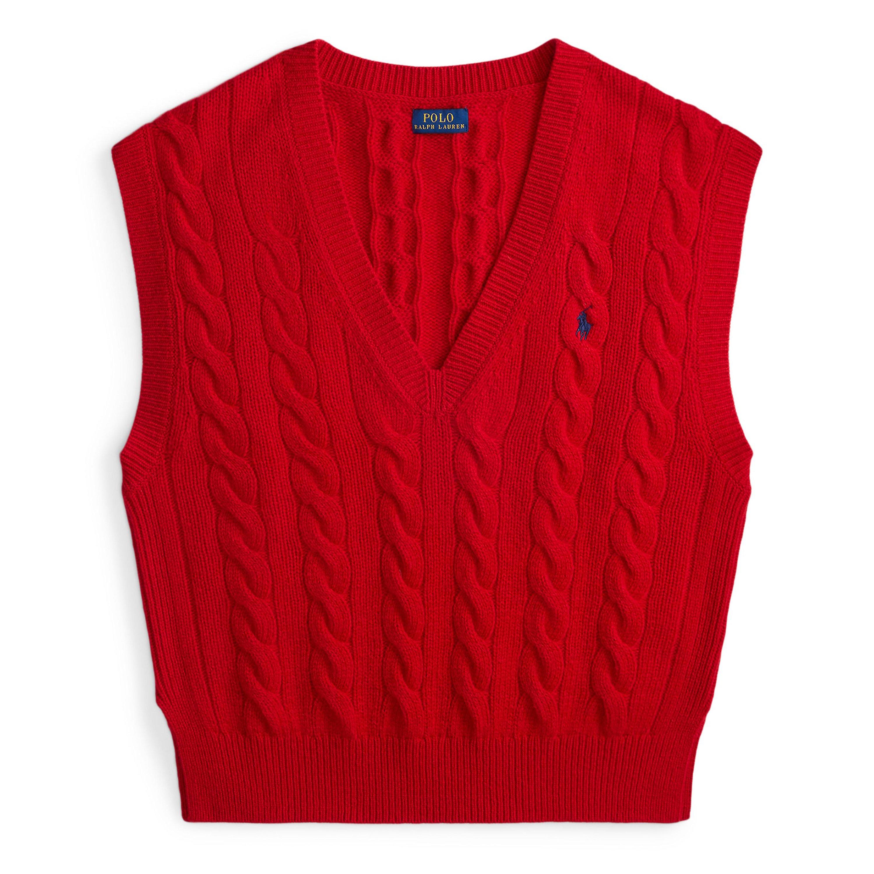 RL 2000 RED - Polo Ralph Lauren - Women's Knitted Sweater Vest - 1