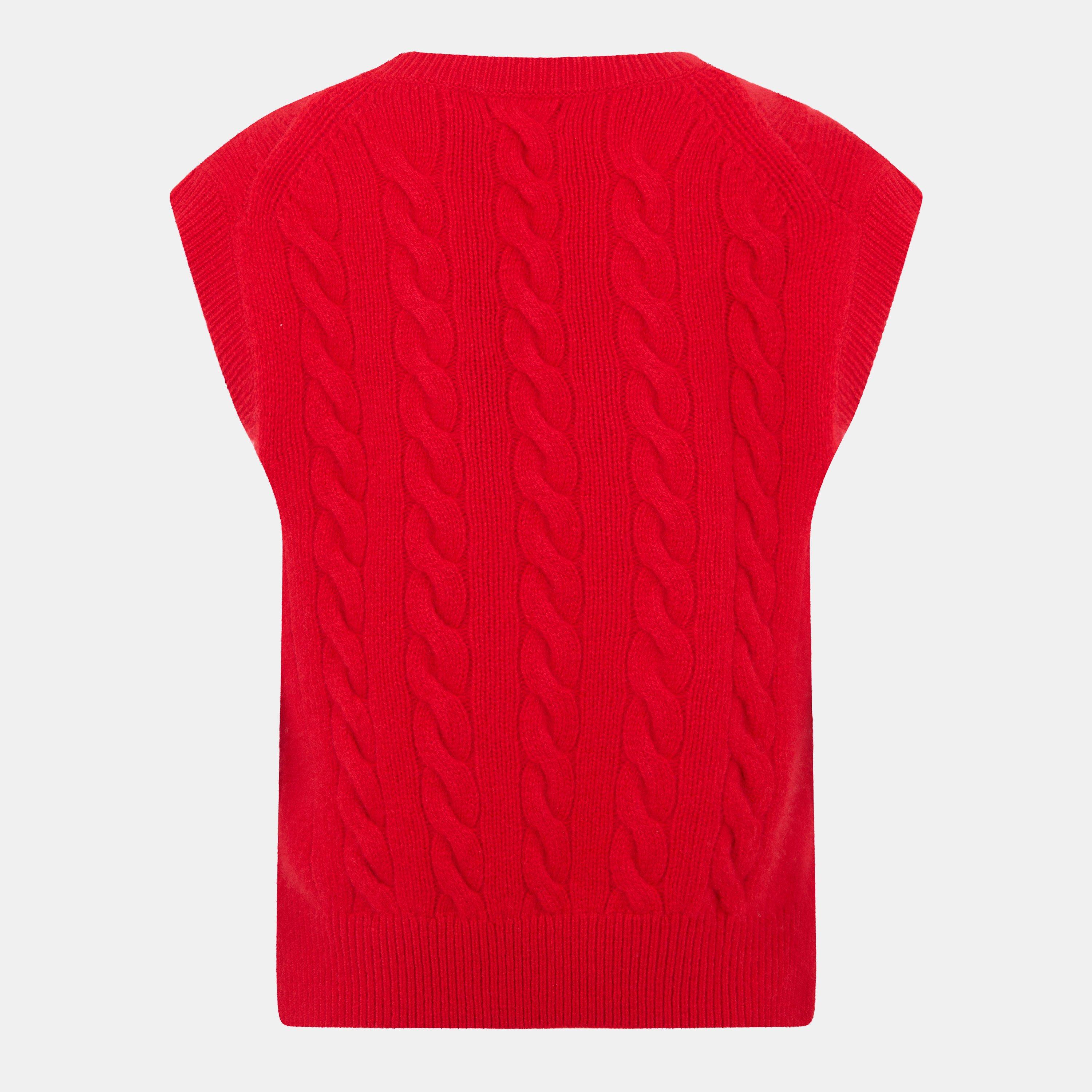 RL 2000 RED - Polo Ralph Lauren - Women's Knitted Sweater Vest - 2