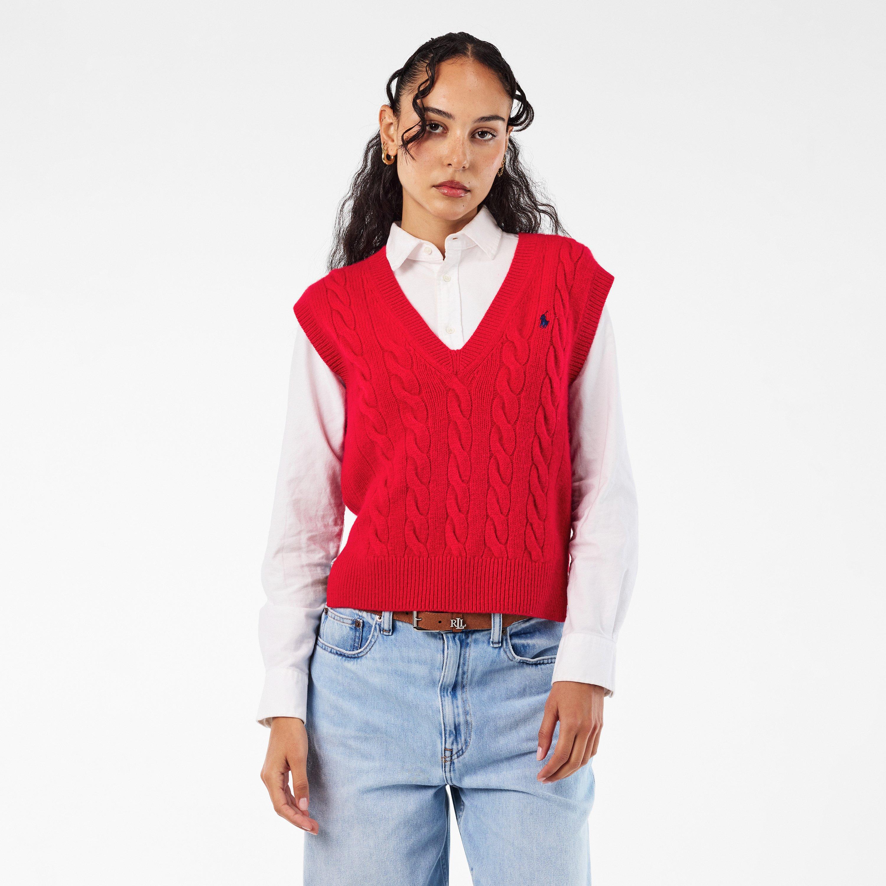 RL 2000 RED - Polo Ralph Lauren - Women's Knitted Sweater Vest - 3