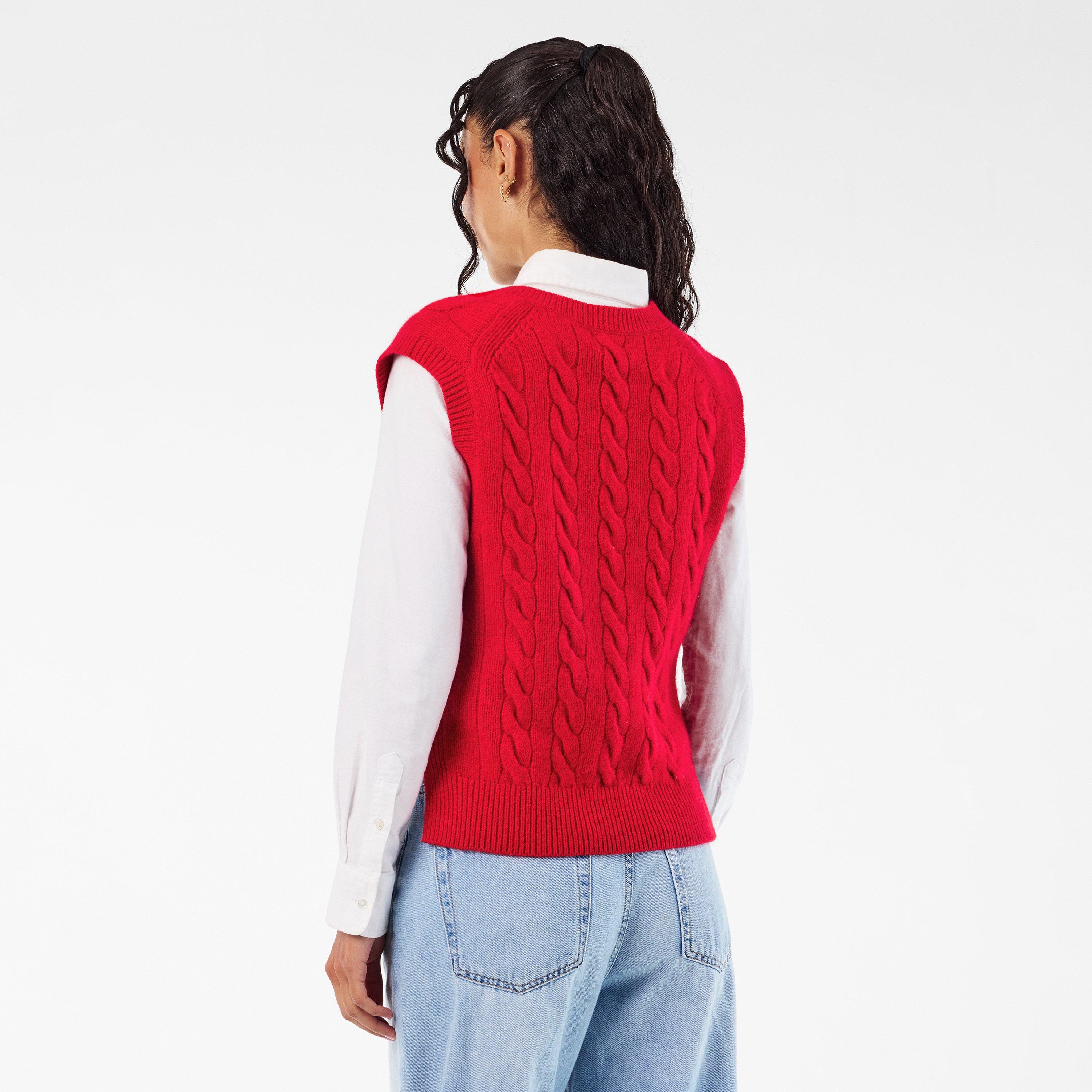 RL 2000 RED - Polo Ralph Lauren - Women's Knitted Sweater Vest - 4
