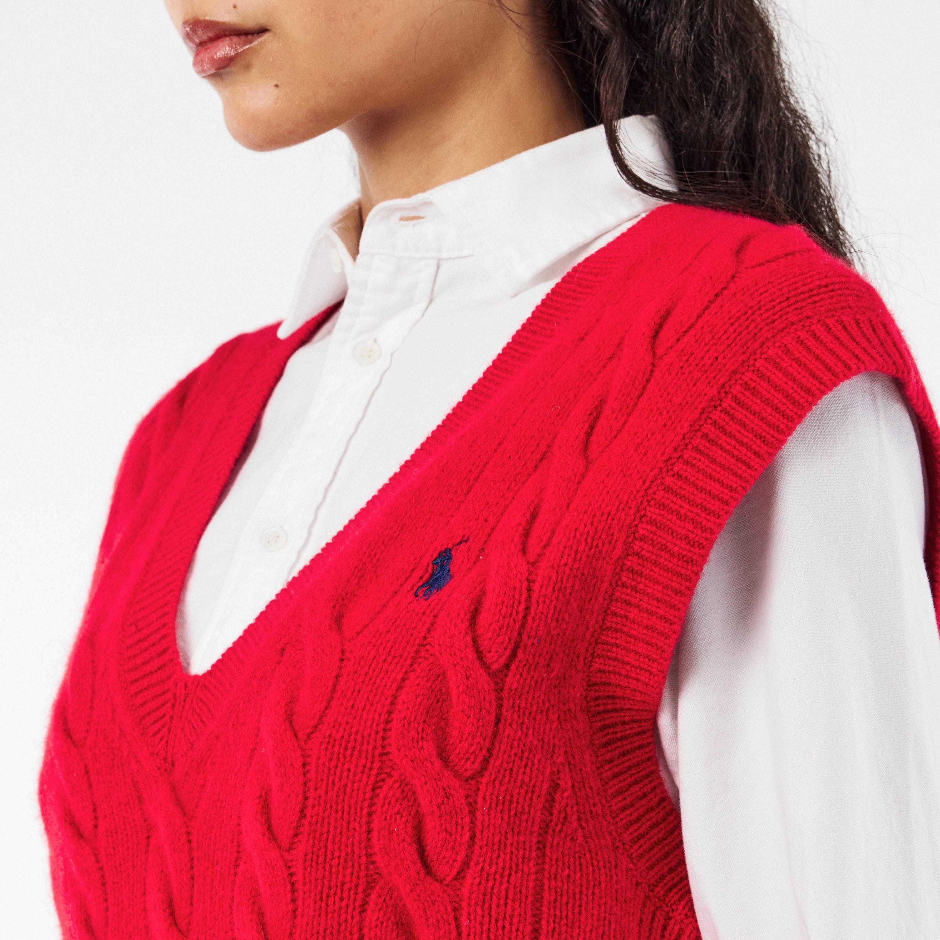 RL 2000 RED - Polo Ralph Lauren - Women's Knitted Sweater Vest - 5