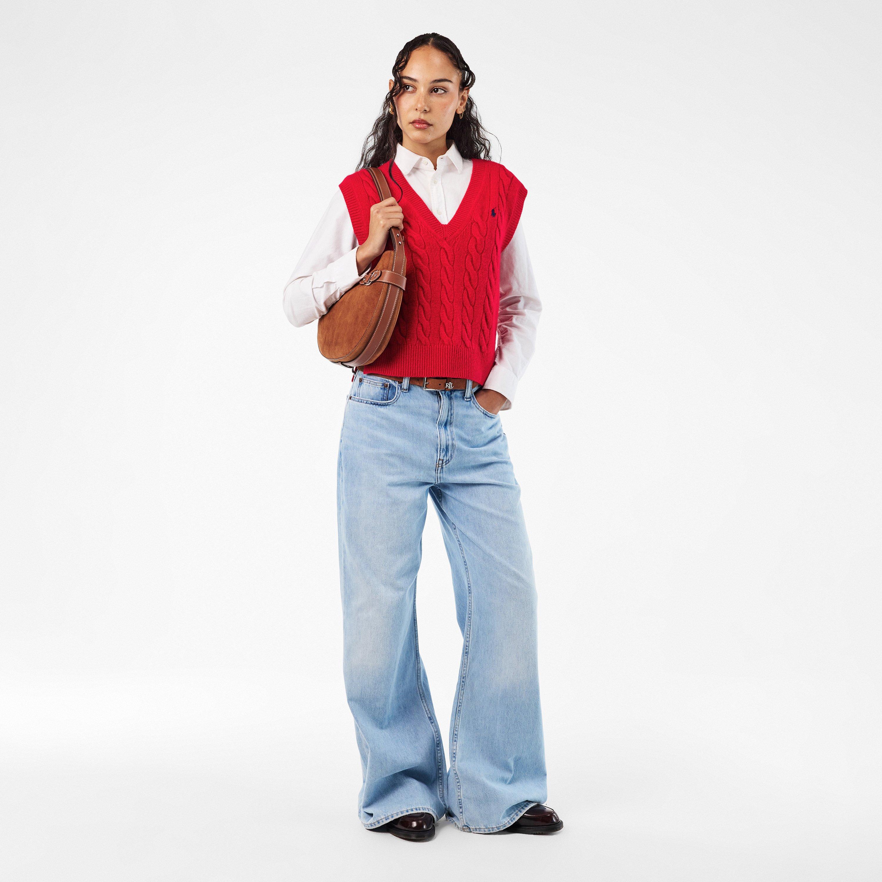 RL 2000 RED - Polo Ralph Lauren - Women's Knitted Sweater Vest - 6