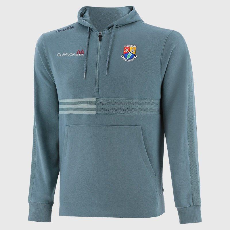 Blue/Cloud/Navy - ONeills - Longford Nepal Half Zip Fleece Hoodie Senior - 1