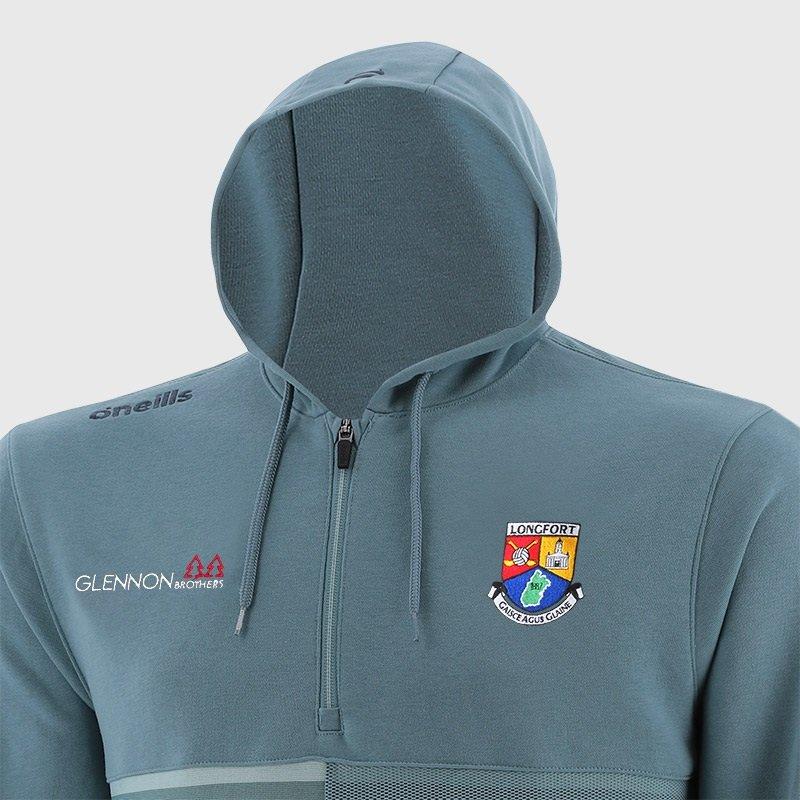 Blue/Cloud/Navy - ONeills - Longford Nepal Half Zip Fleece Hoodie Senior - 2