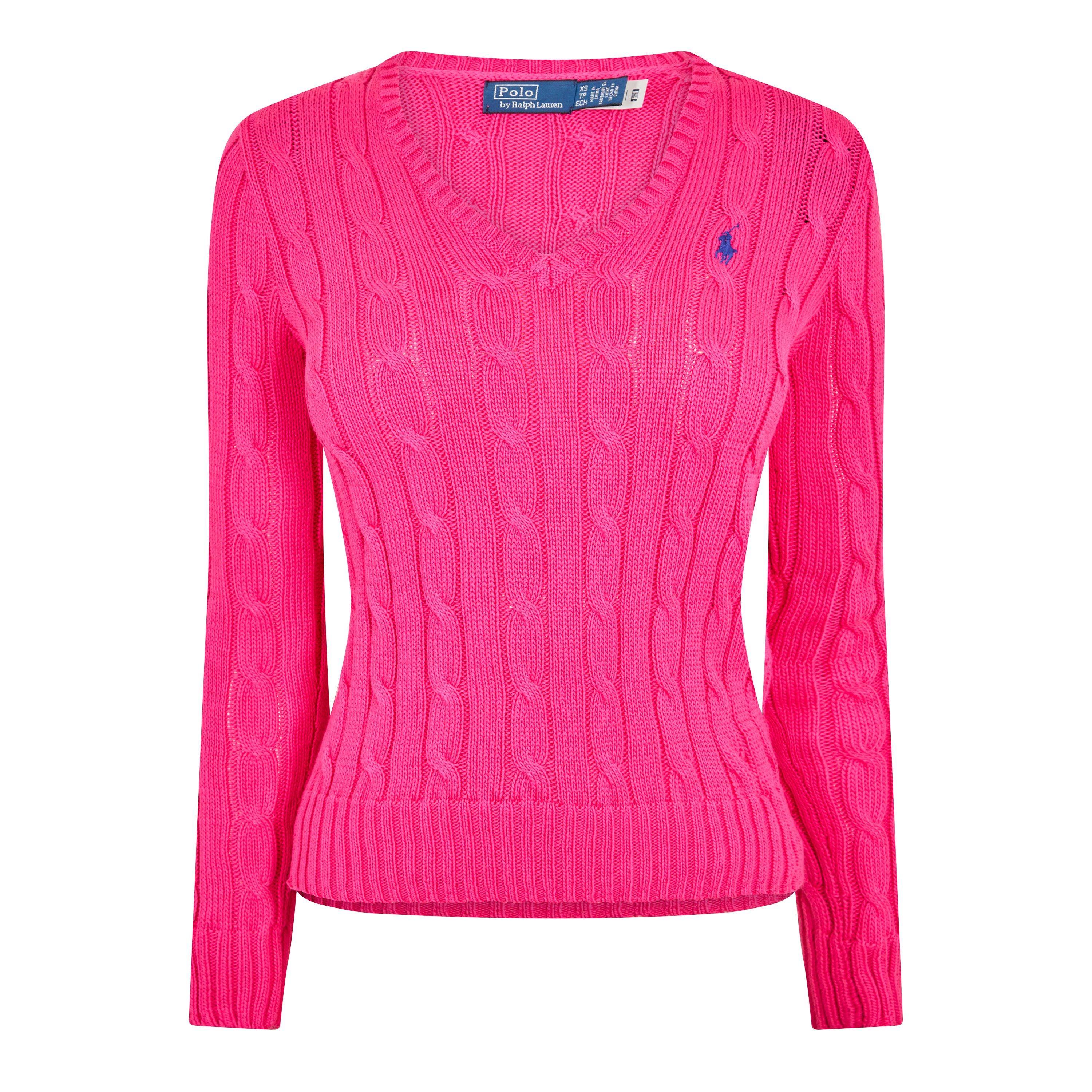 Polo Ralph Lauren Women's Cable-Knit V-neck Jumper