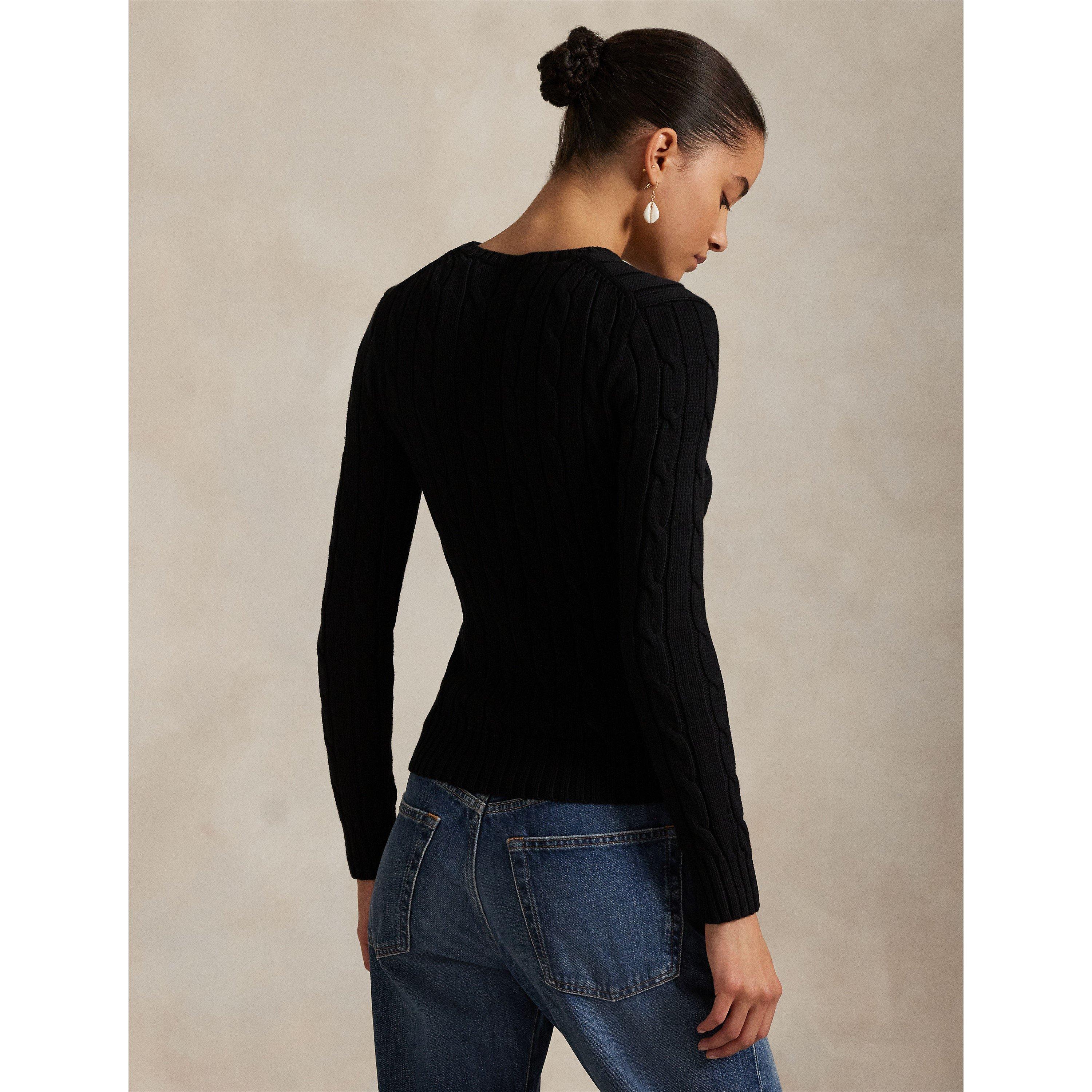 Polo Black - Polo Ralph Lauren - Women's Cable-Knit Jumper - 4