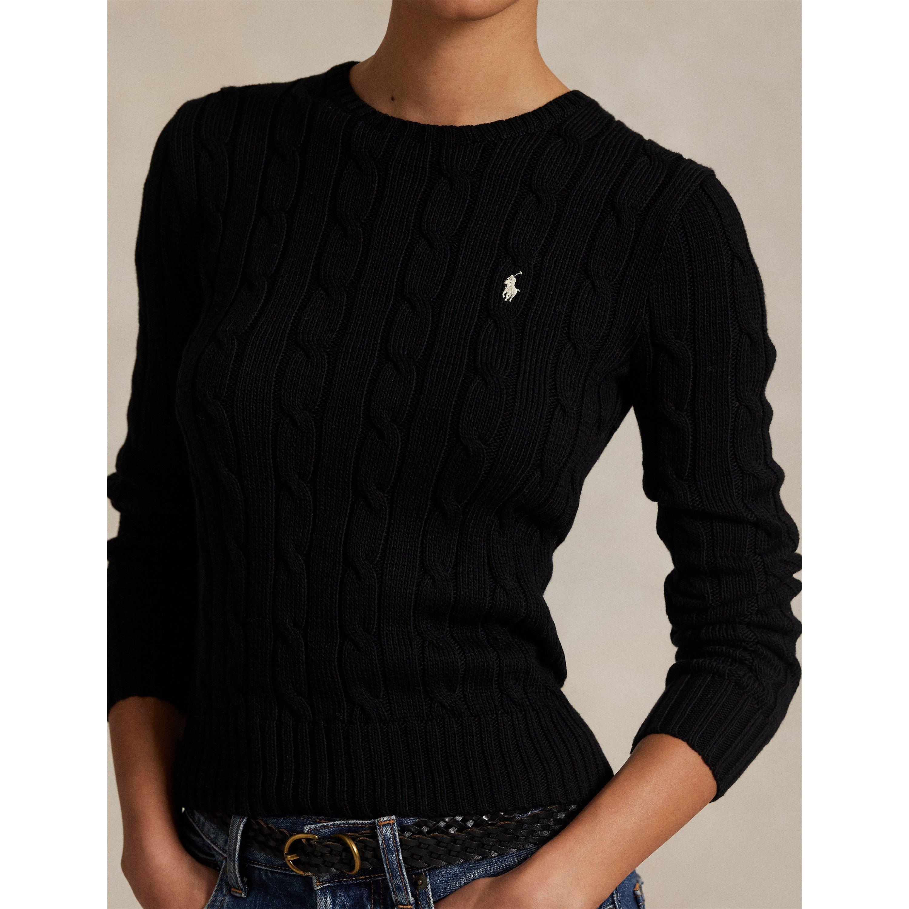 Polo Black - Polo Ralph Lauren - Women's Cable-Knit Jumper - 5