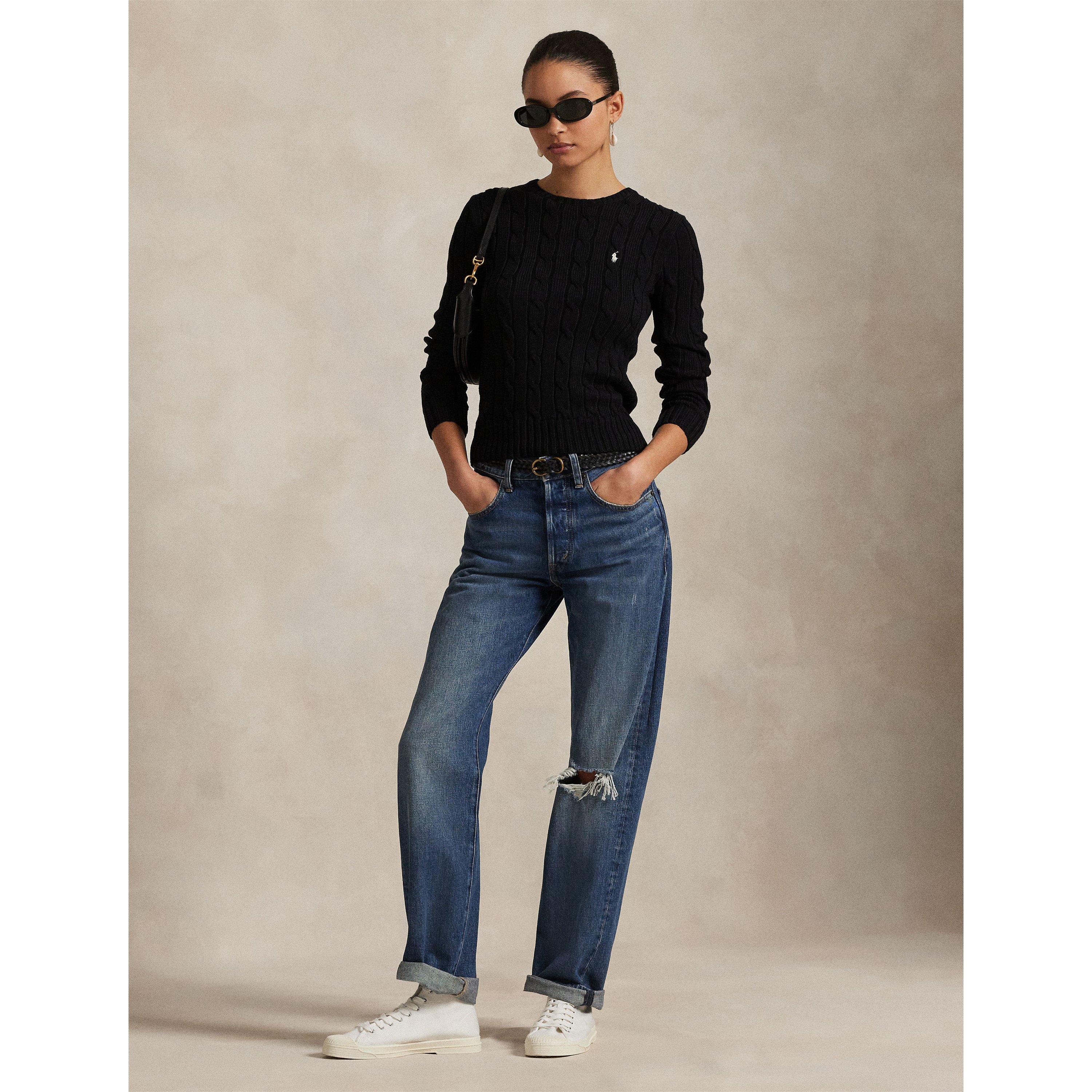 Polo Black - Polo Ralph Lauren - Women's Cable-Knit Jumper - 6