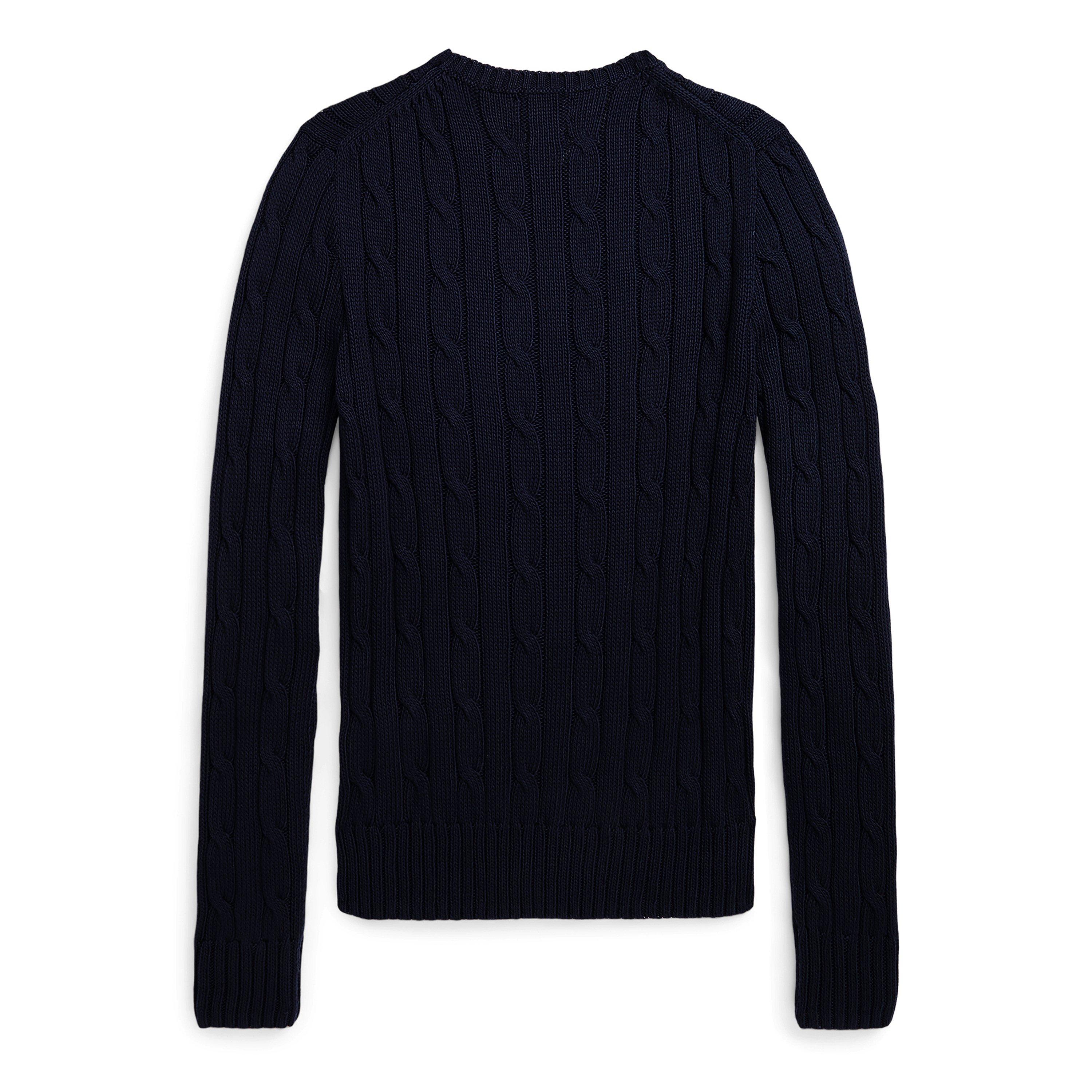 Hunter Navy - Polo Ralph Lauren - Women's Cable-Knit Jumper - 2