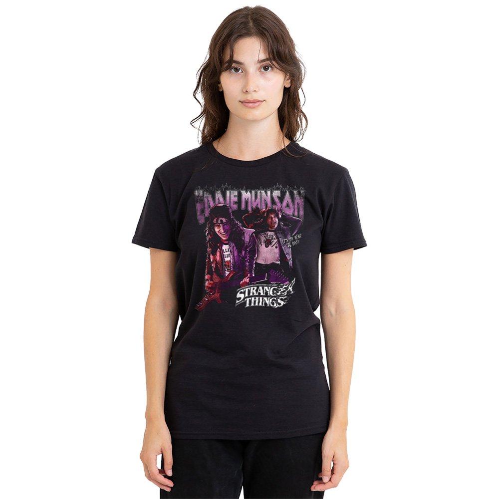 Black - Stranger Things - Stranger Things Eddie Munson Homage 86 Ladies T Sh - 1