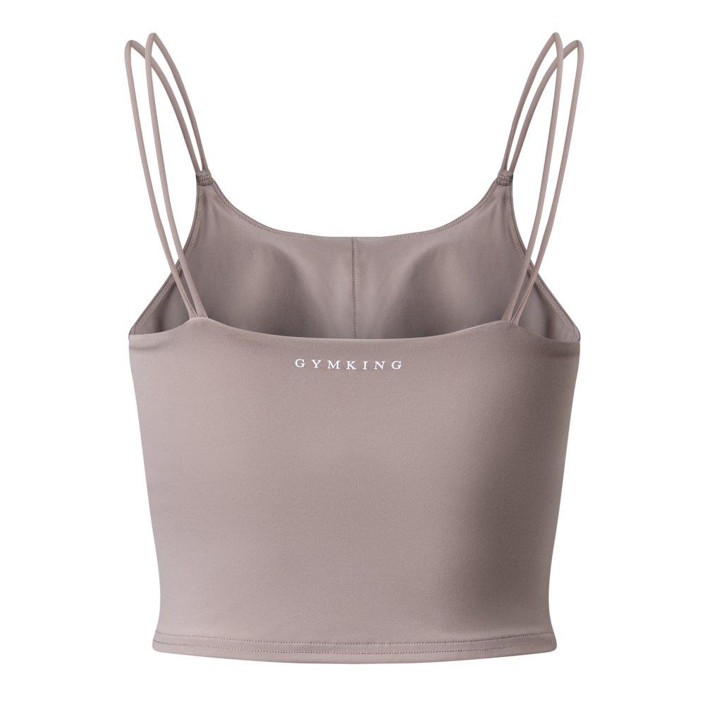 Talpa - Gym King - Gym King 365 Long Line Tank - Taupe - 2