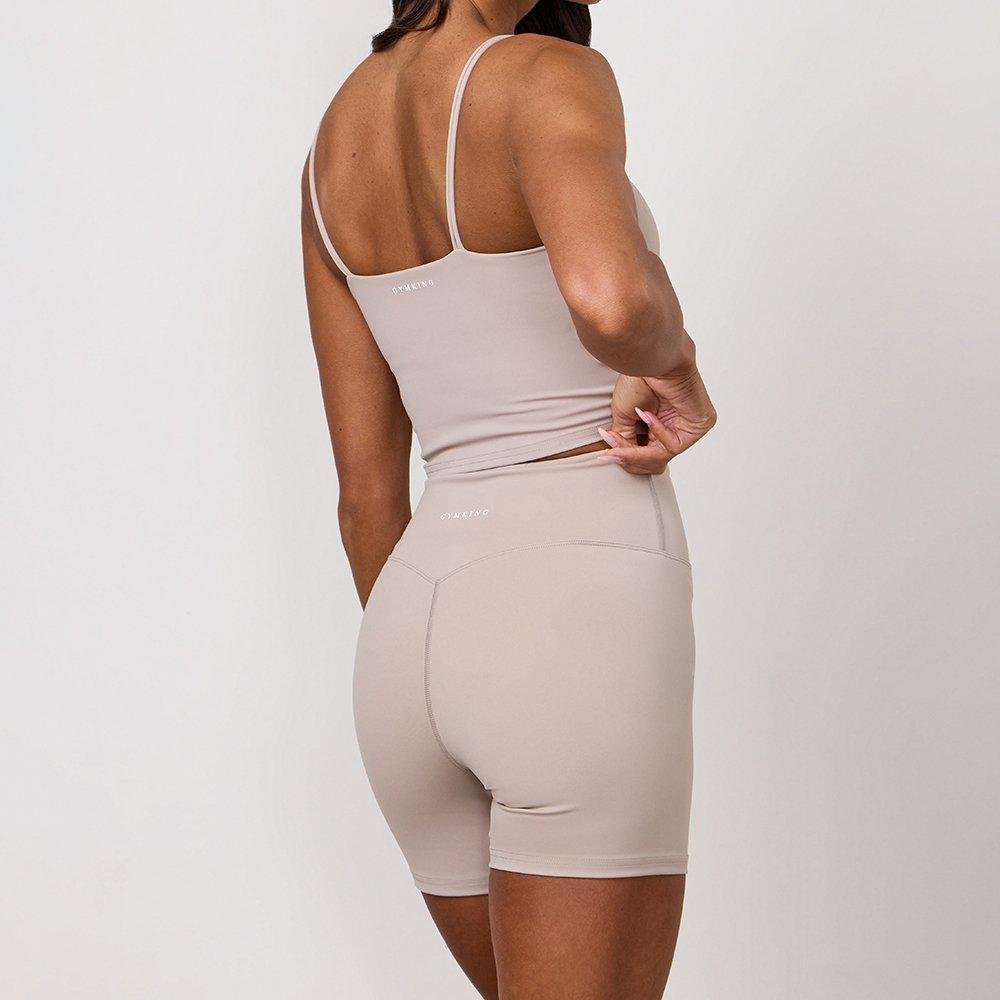 Talpa - Gym King - Gym King 365 Long Line Tank - Taupe - 4
