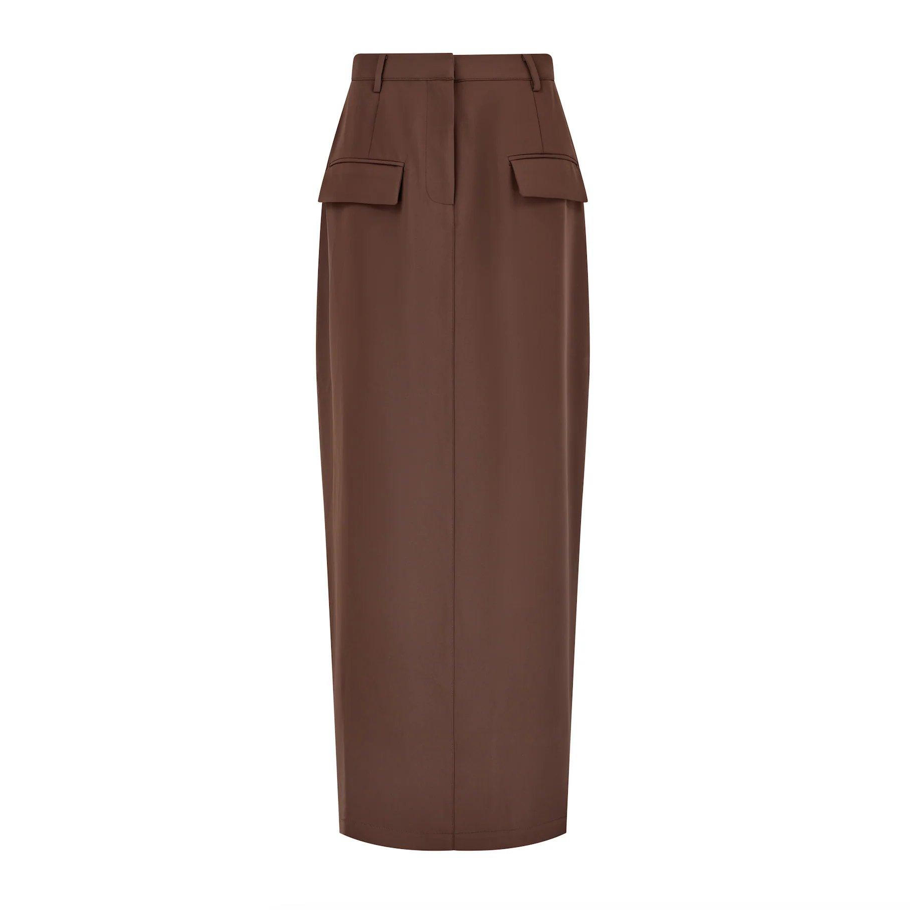 Brown - Odd Muse - Maxi Skirt - 4