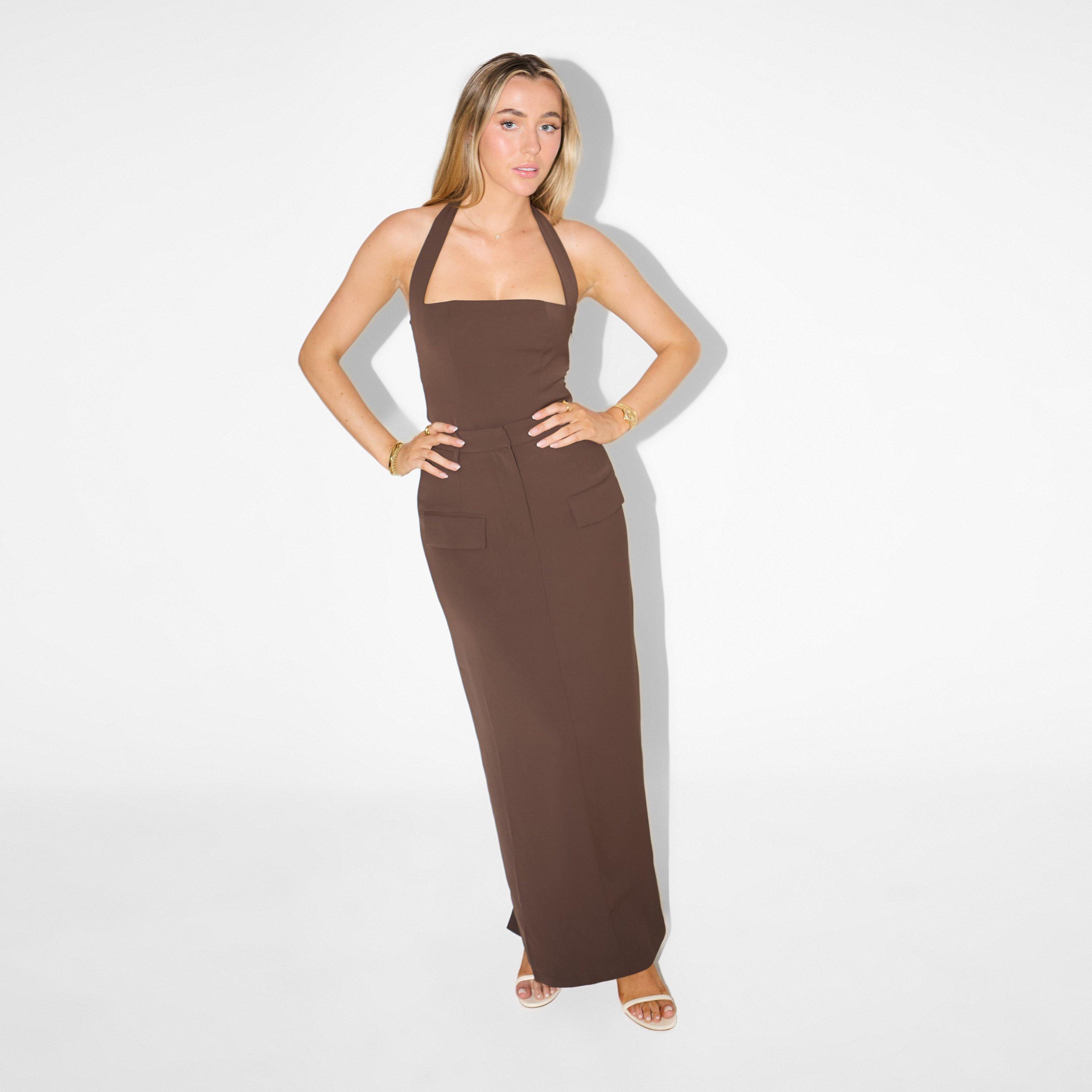 Brown - Odd Muse - Maxi Skirt - 6