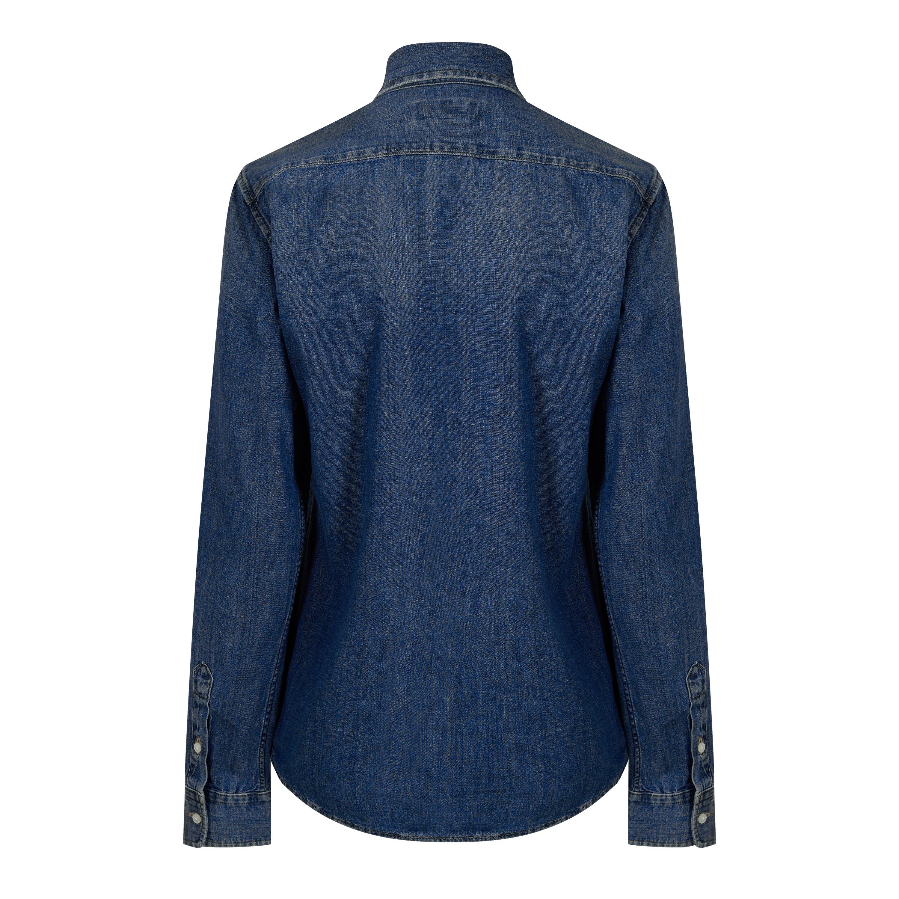 Merced Wash - Polo Ralph Lauren - Women's Charlotte Plain Denim Shirt - 8