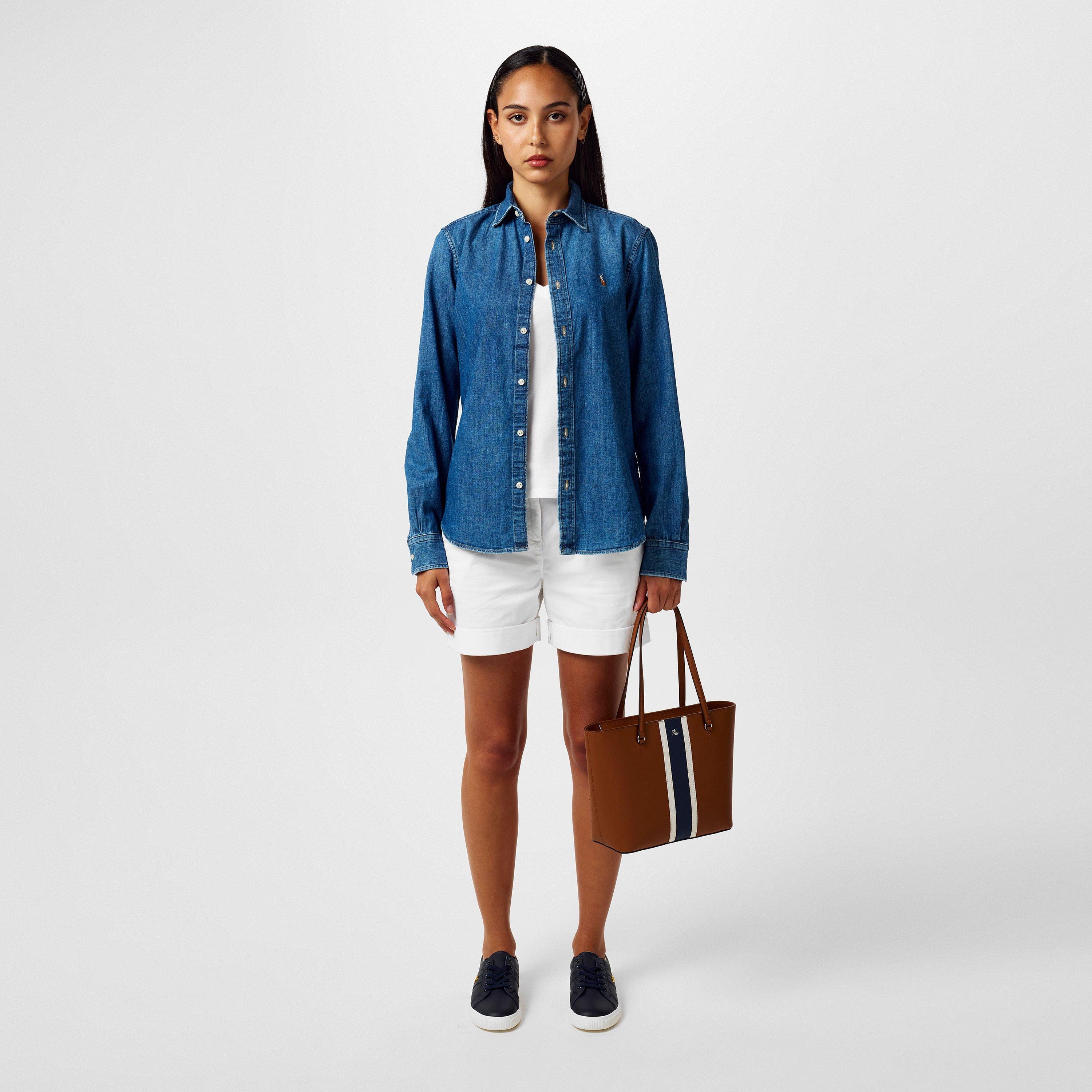 Merced Wash - Polo Ralph Lauren - Women's Charlotte Plain Denim Shirt - 6