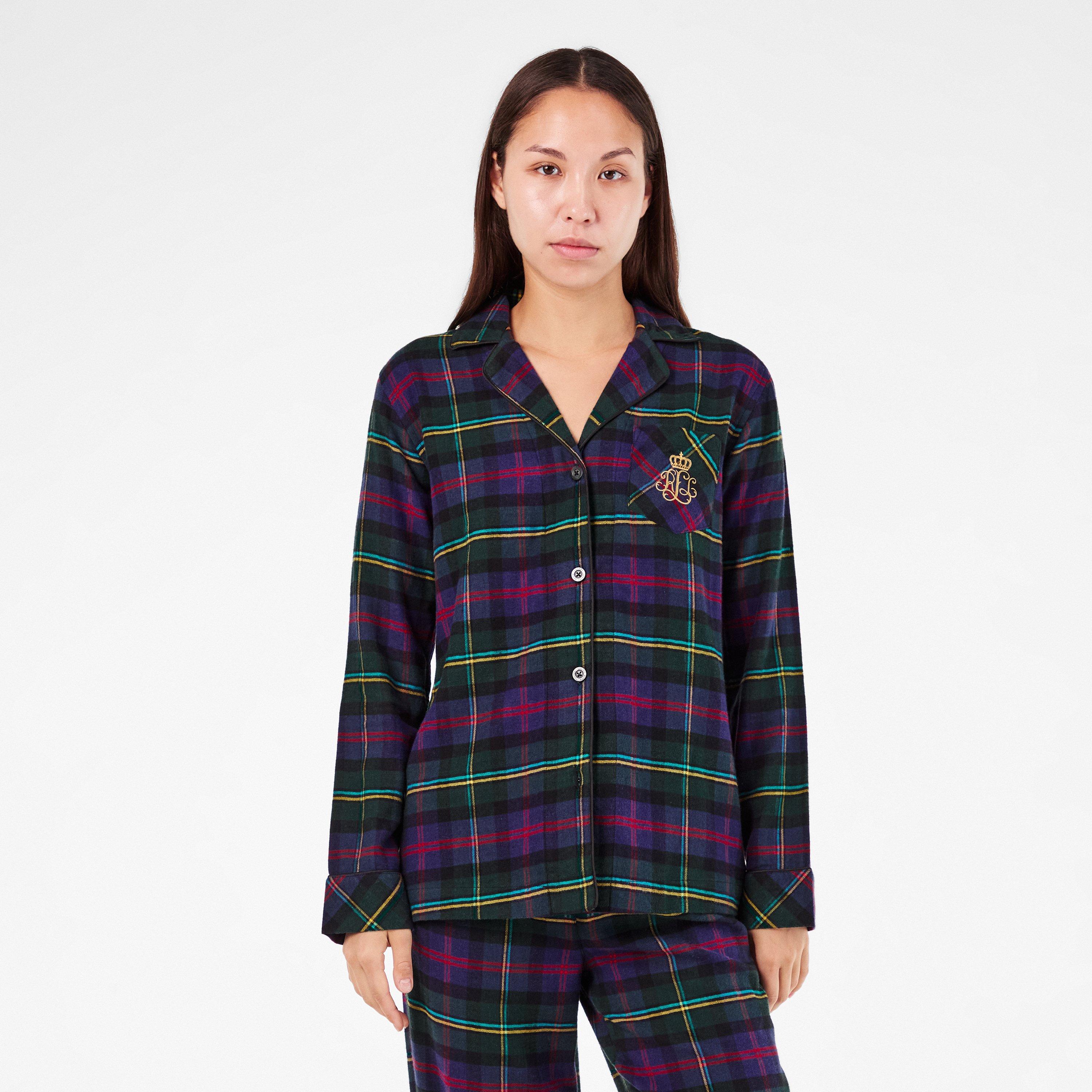 Multi Plaid - Lauren by Ralph Lauren - Women's Long-Sleeve Pyjama Sets - 3