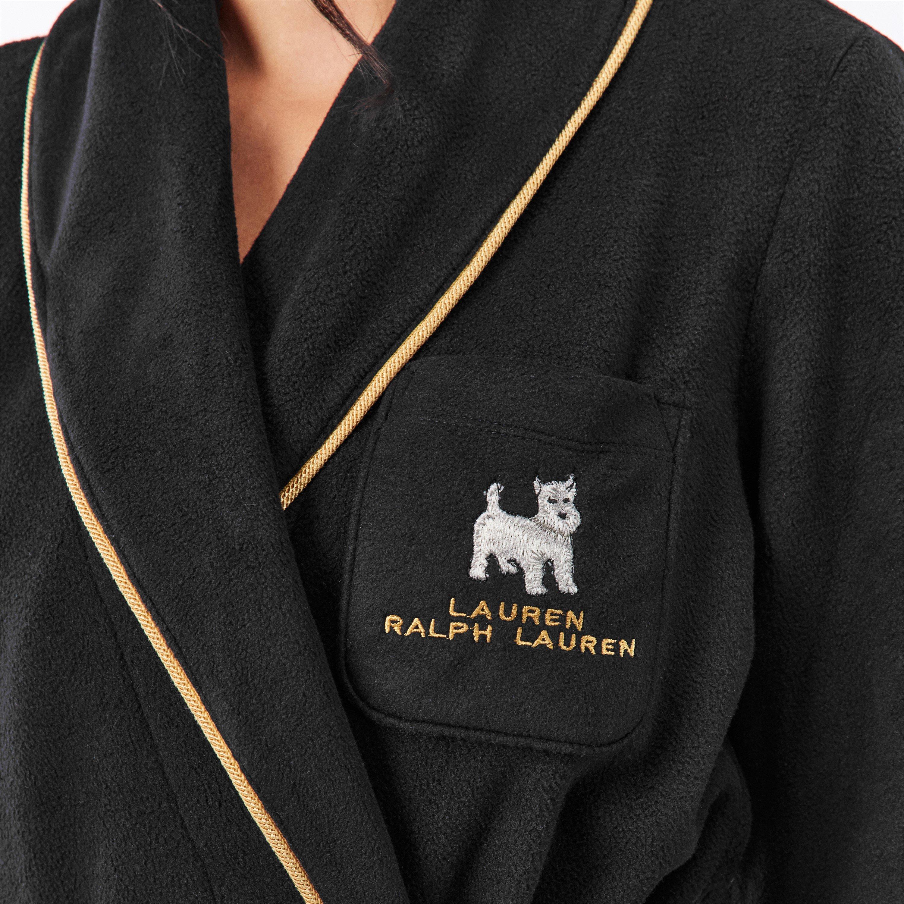 Black - Lauren by Ralph Lauren - Women's Dalton Towel Dressing Gown - 5