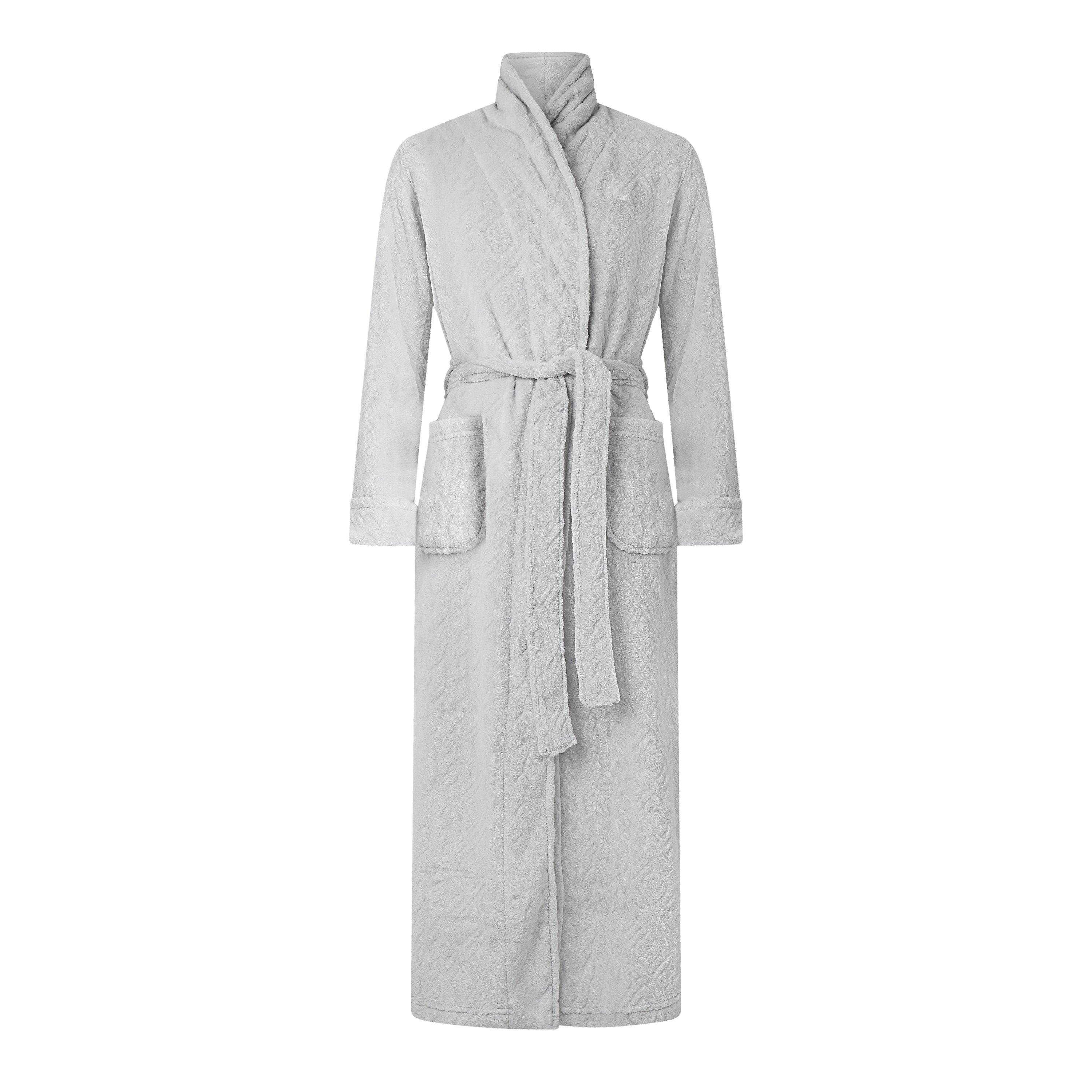 Lauren by Ralph Lauren Women's Soft Wrap-Style Fluffy Dressing Gown