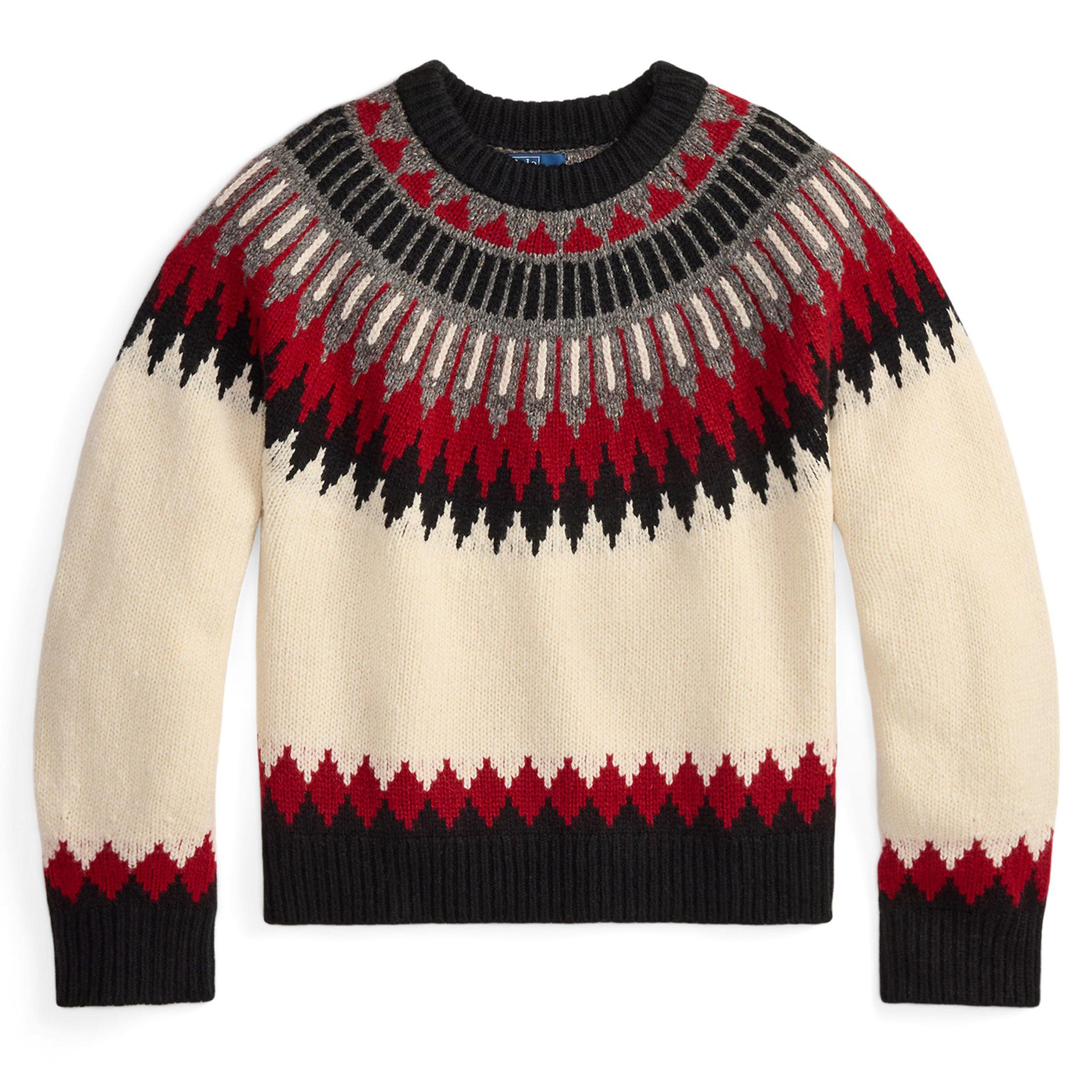 Authentic Cream - Polo Ralph Lauren - Women's Fair Isle Crew Neck Jumper - 1