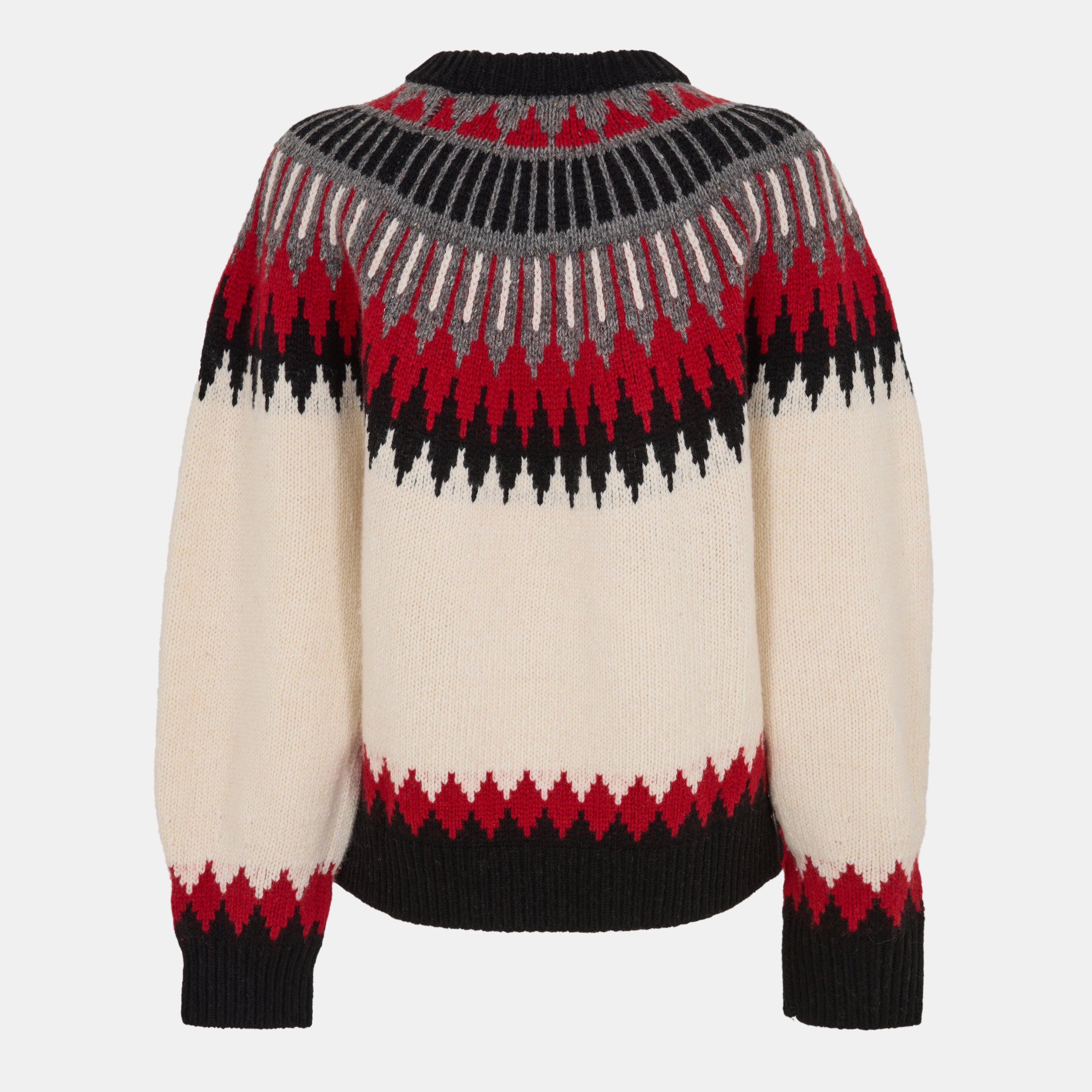 Authentic Cream - Polo Ralph Lauren - Women's Fair Isle Crew Neck Jumper - 2