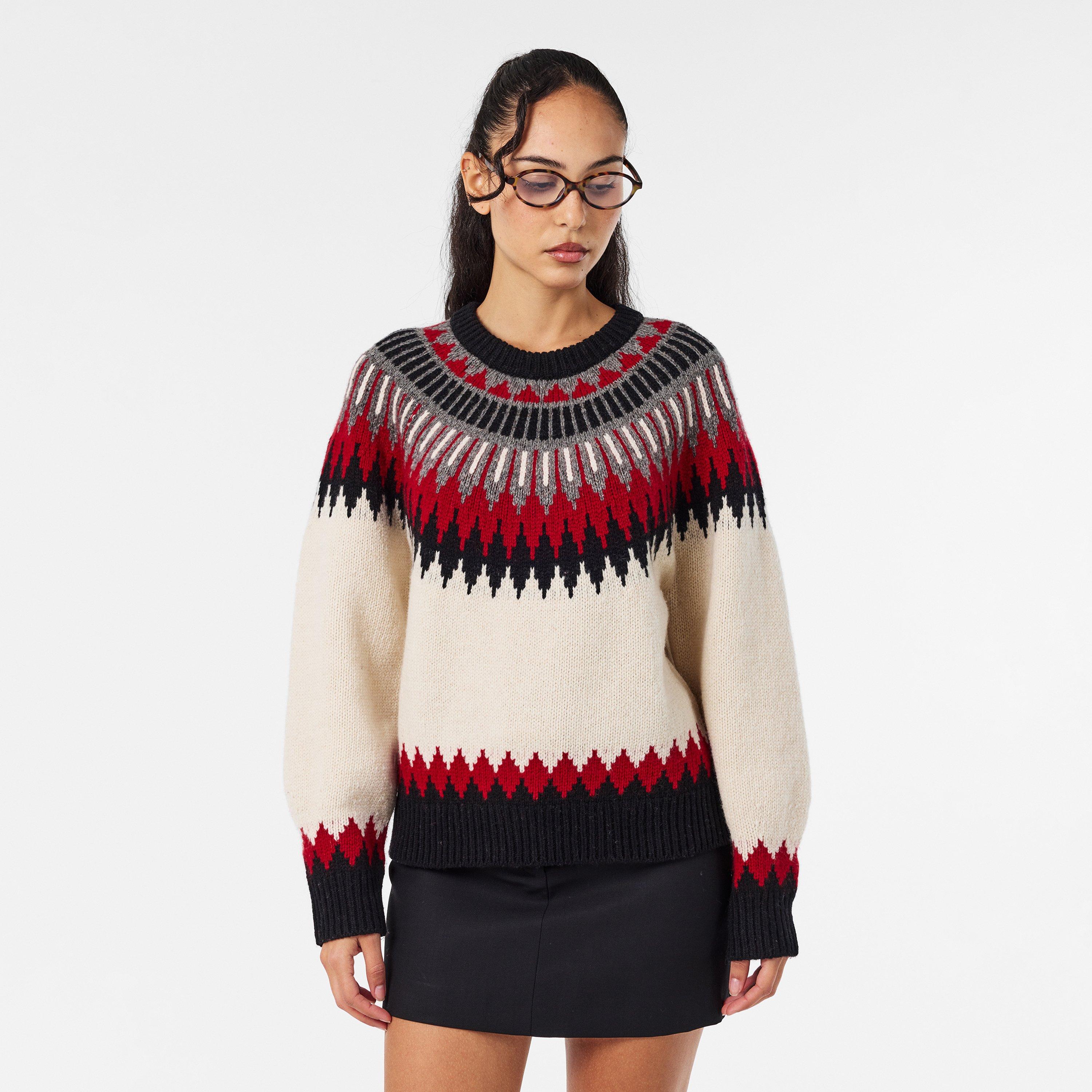 Authentic Cream - Polo Ralph Lauren - Women's Fair Isle Crew Neck Jumper - 3