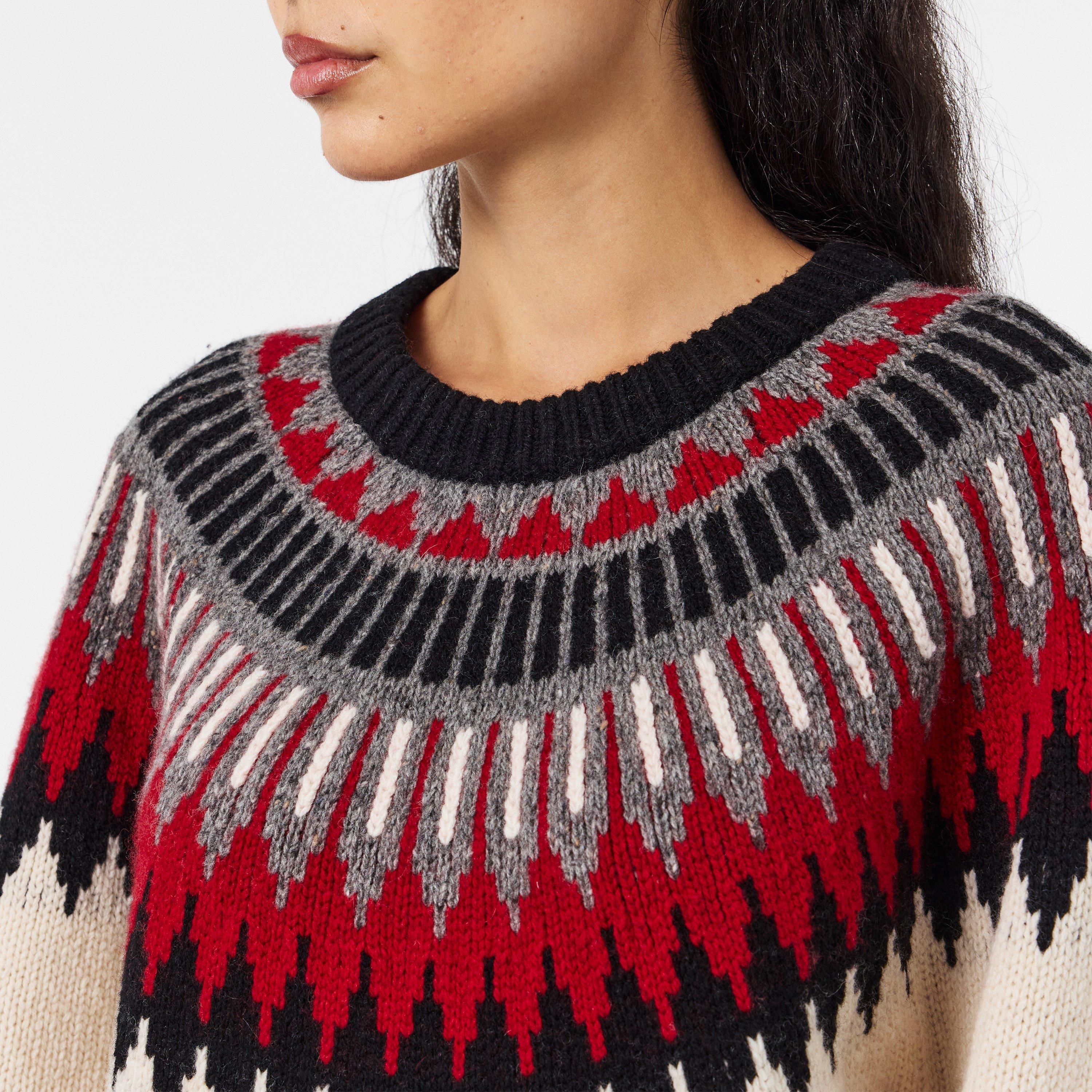 Authentic Cream - Polo Ralph Lauren - Women's Fair Isle Crew Neck Jumper - 5