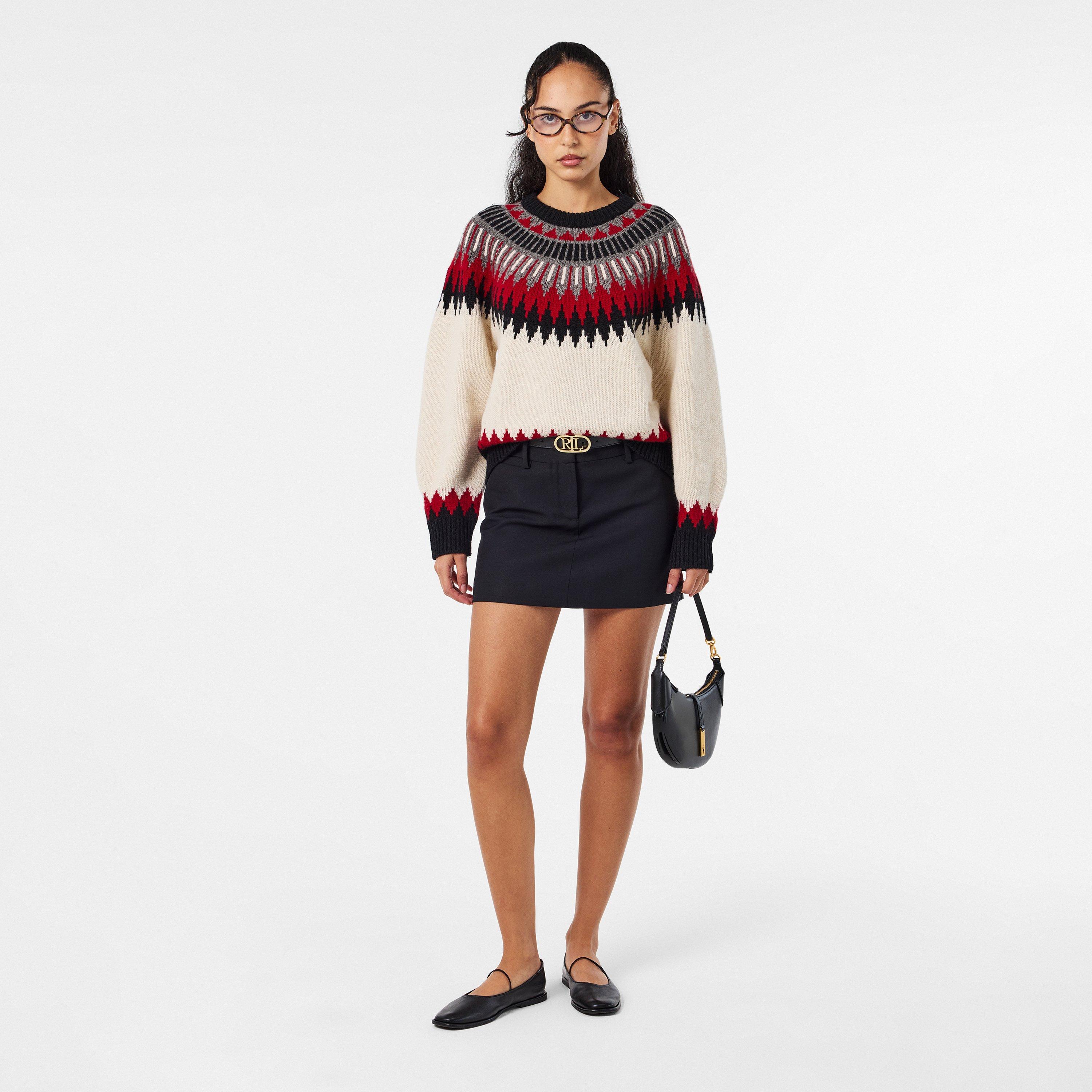 Authentic Cream - Polo Ralph Lauren - Women's Fair Isle Crew Neck Jumper - 6