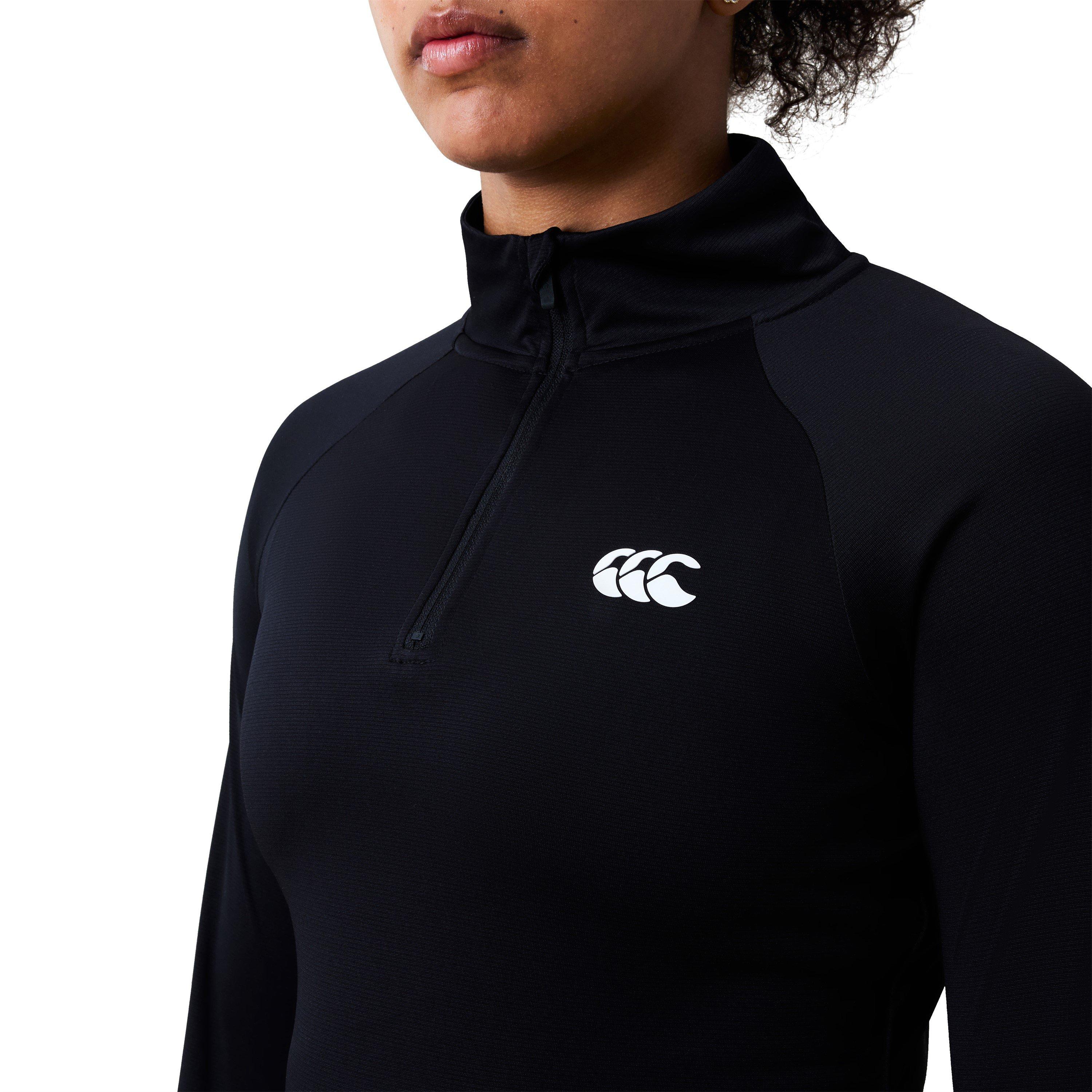 Schwarz - Canterbury - Women's Tempo+ Quarter Zip Long Sleeve T-Shirt - 1