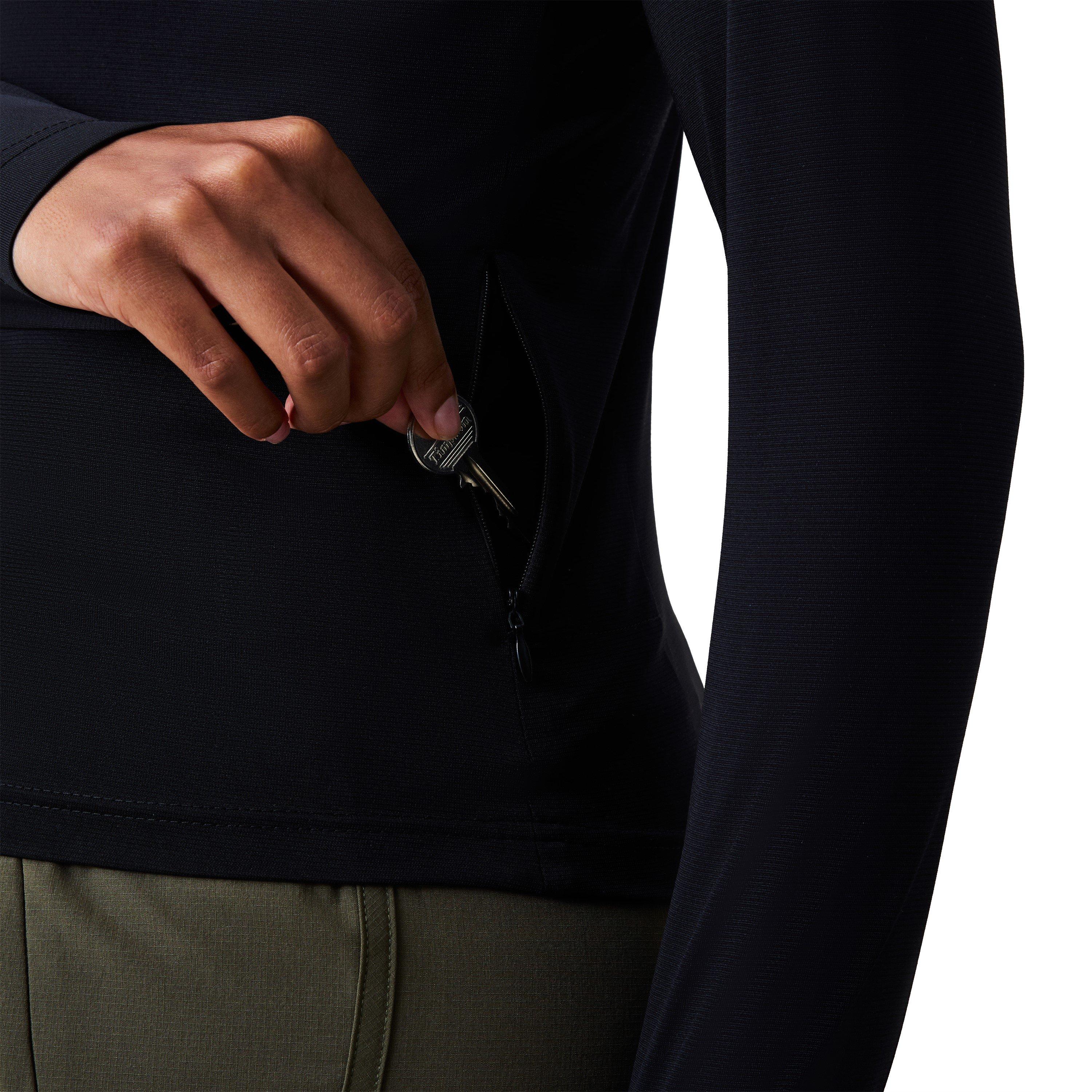 Schwarz - Canterbury - Women's Tempo+ Quarter Zip Long Sleeve T-Shirt - 2