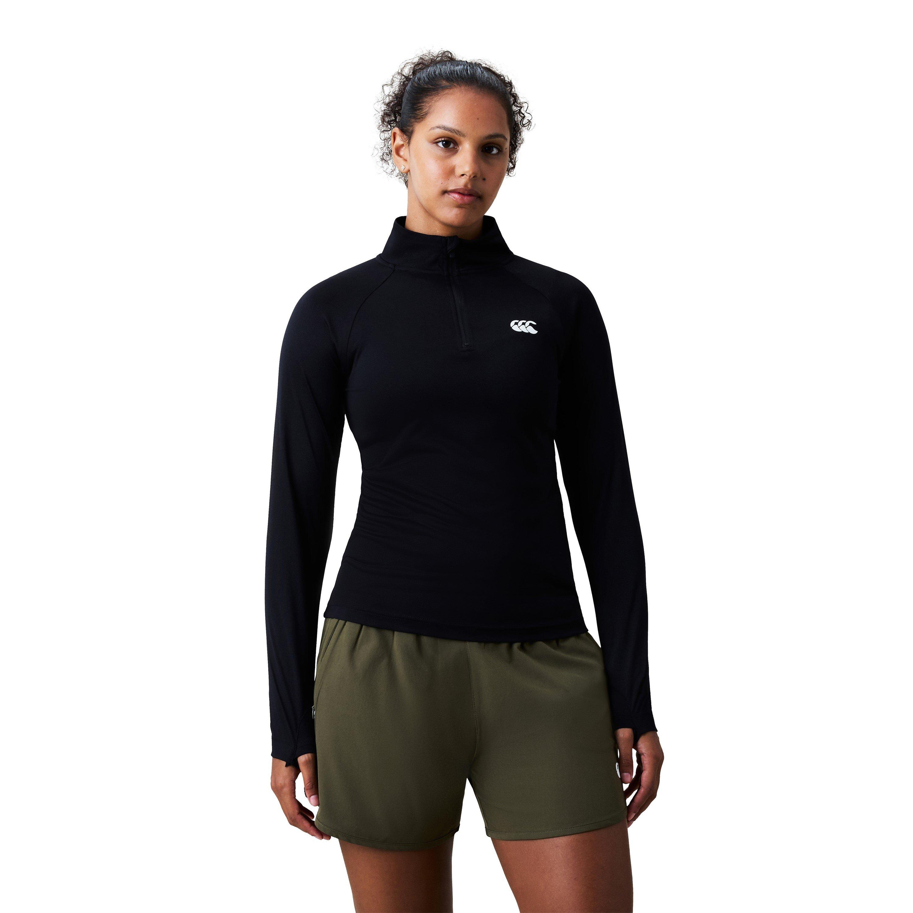 Schwarz - Canterbury - Women's Tempo+ Quarter Zip Long Sleeve T-Shirt - 3