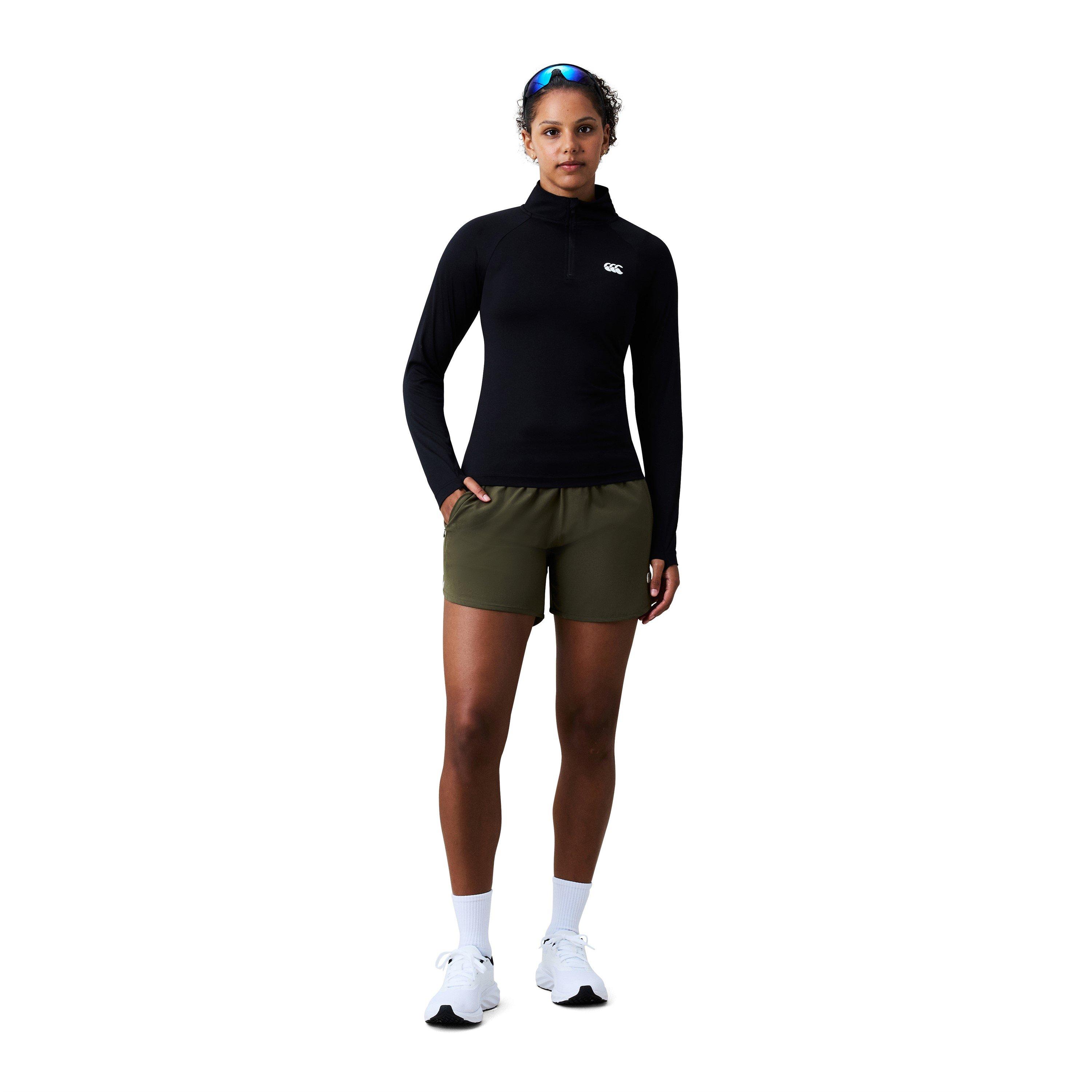 Schwarz - Canterbury - Women's Tempo+ Quarter Zip Long Sleeve T-Shirt - 7