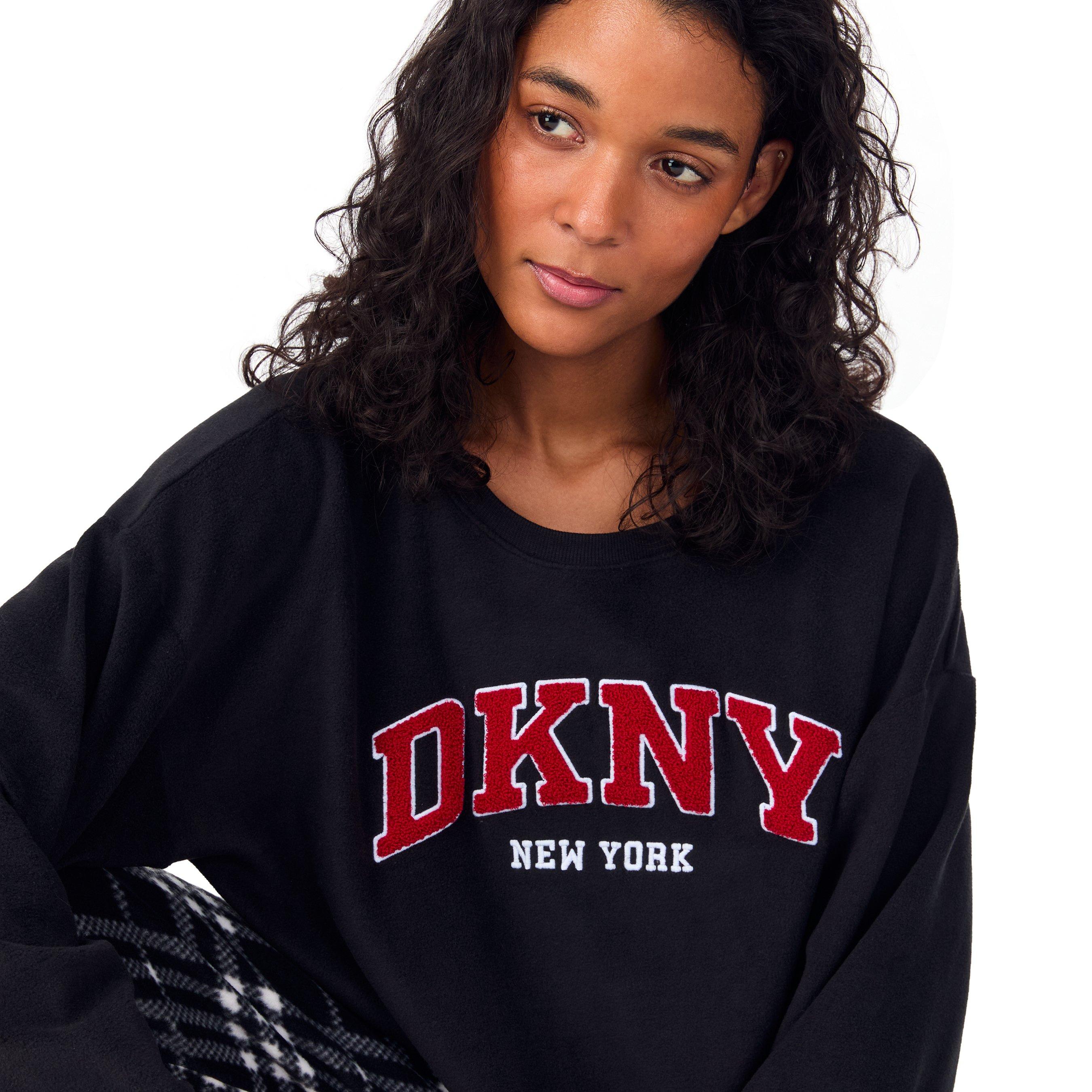 Black Check - DKNY - Women's Long-Sleeve Pyjama Sets - 4