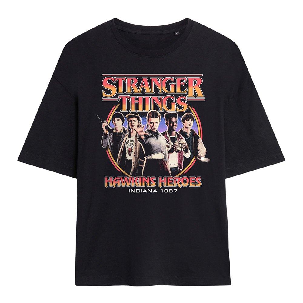Black - Stranger Things - Stranger Things Hawkins Heroes Group 1987 Oversize - 1
