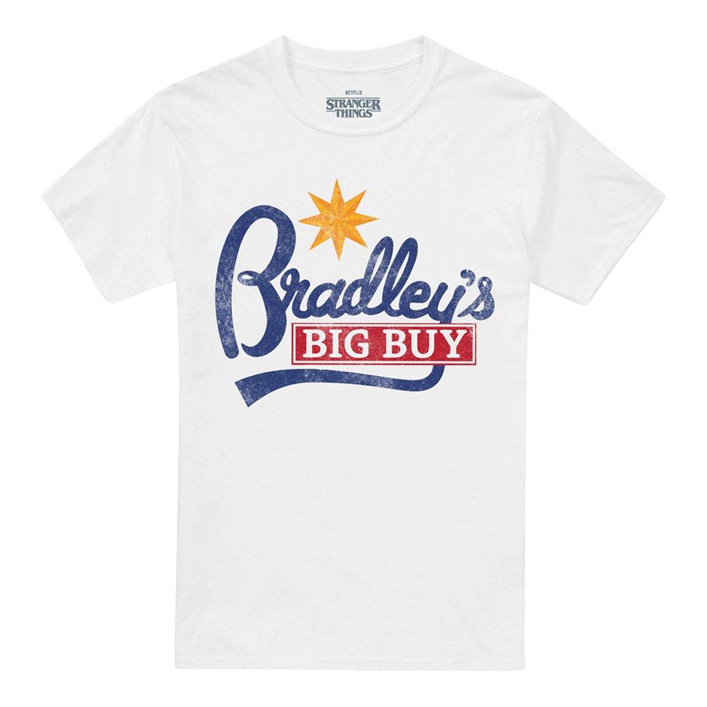 White - Stranger Things - Stranger Things BradleyS Big Buy Logo T-Shirt Wh - 4