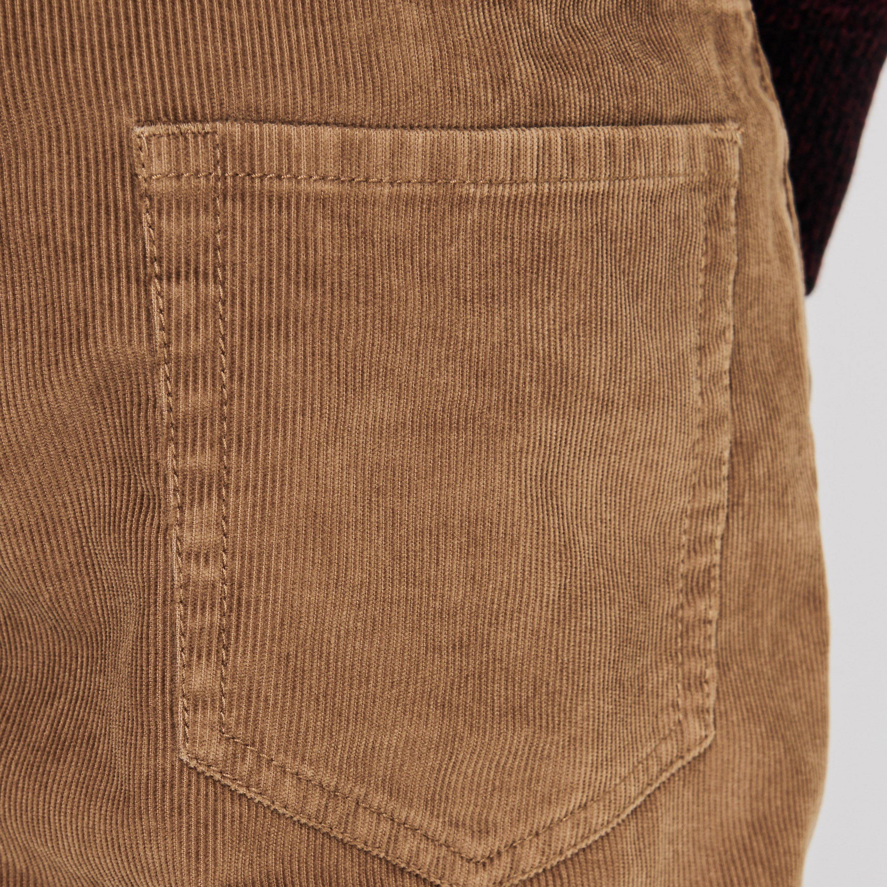 Latte - Howick - Mens Princeton Cord Trousers - 5