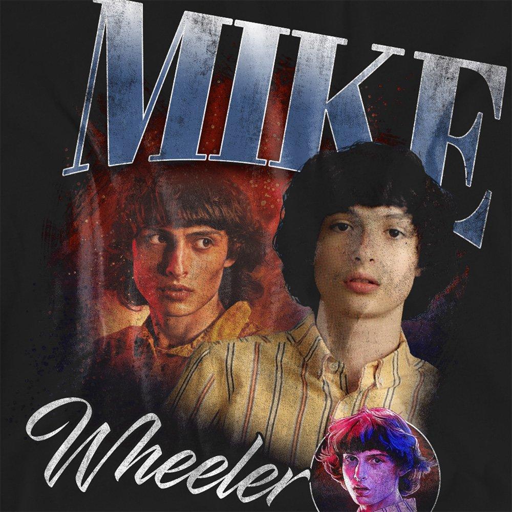 Black - Stranger Things - Stranger Things Mike Homage Fashion T-Shirt Black - 2