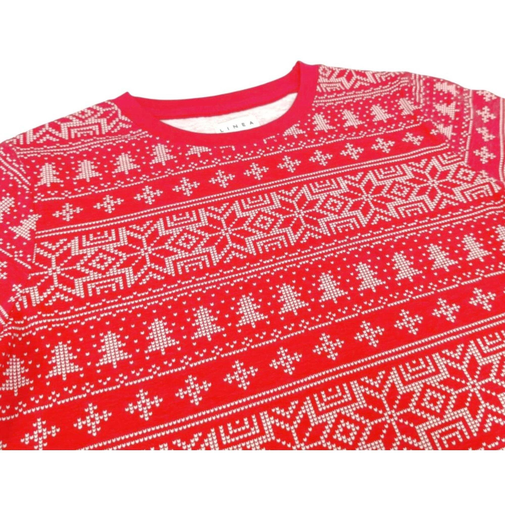 Rood - Linea - Fairisle Christmas Cotton Long Sleeve Pyjama Set - 5