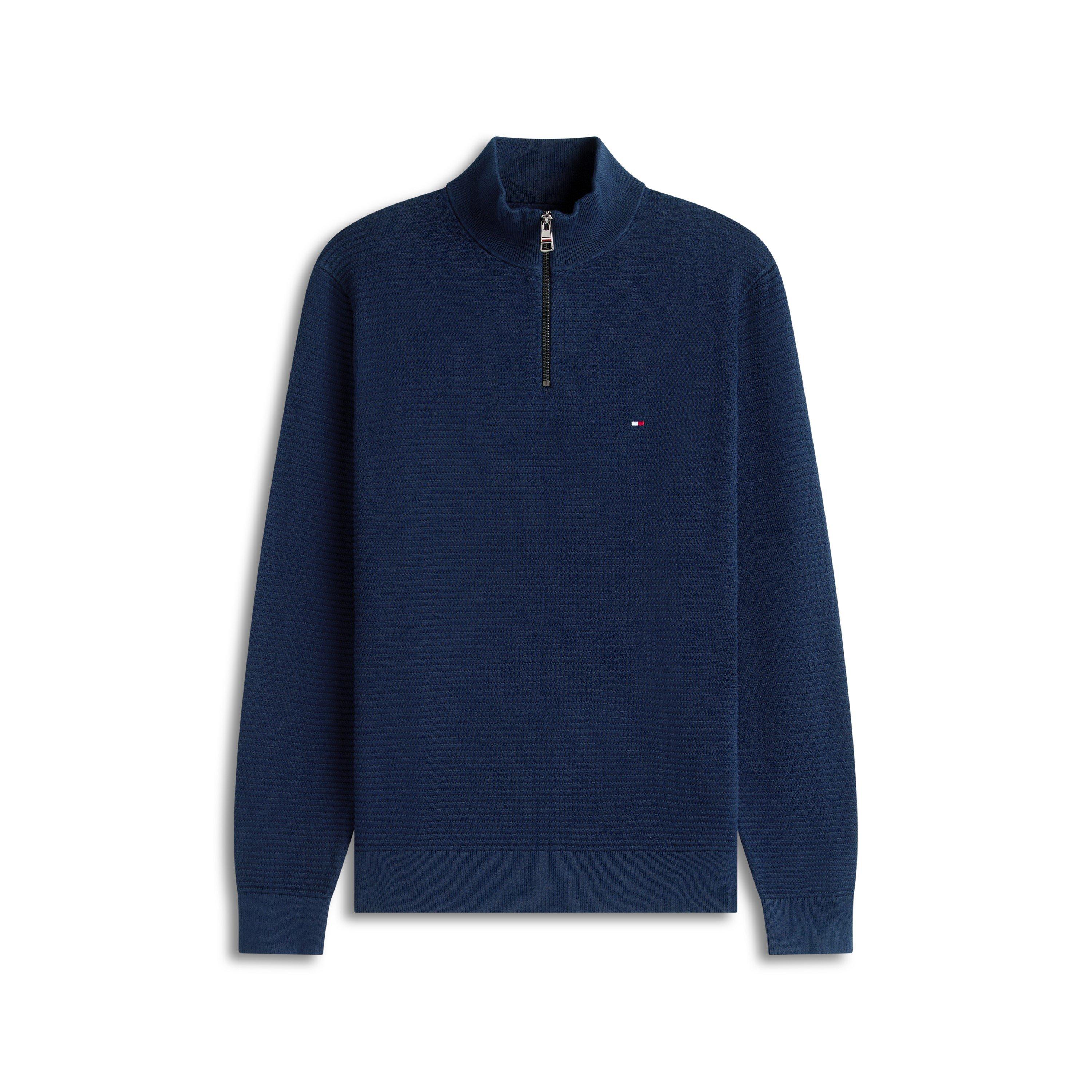 Tommy Hilfiger Men's Crew Neck Jumper - Dark Night Navy - 2XL