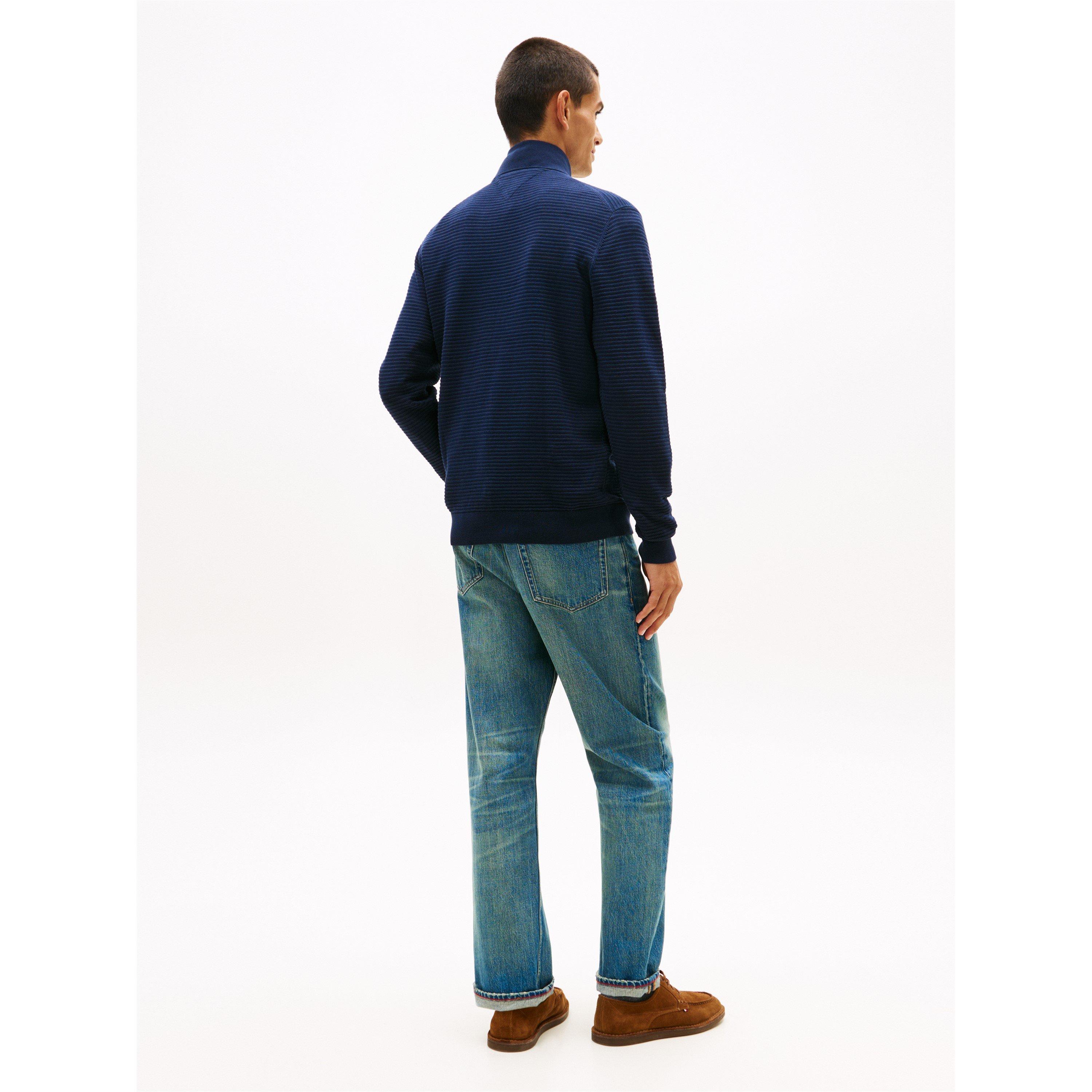 Dark Night Navy - Tommy Hilfiger - Tommy Struct 1/2Knt Sn61 - 5