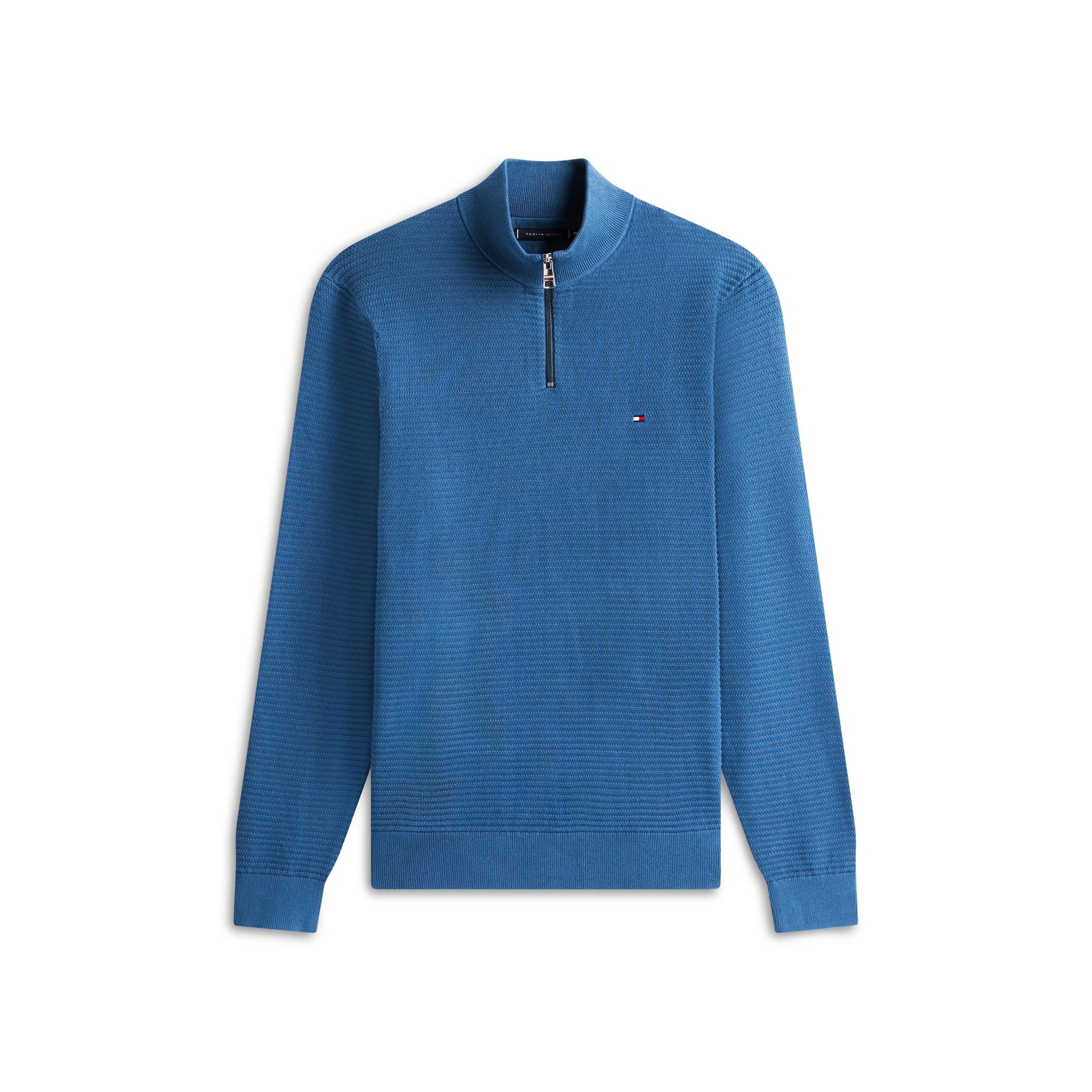 Tommy Hilfiger Men's Crew Neck Jumper - Aegean Sea - XL