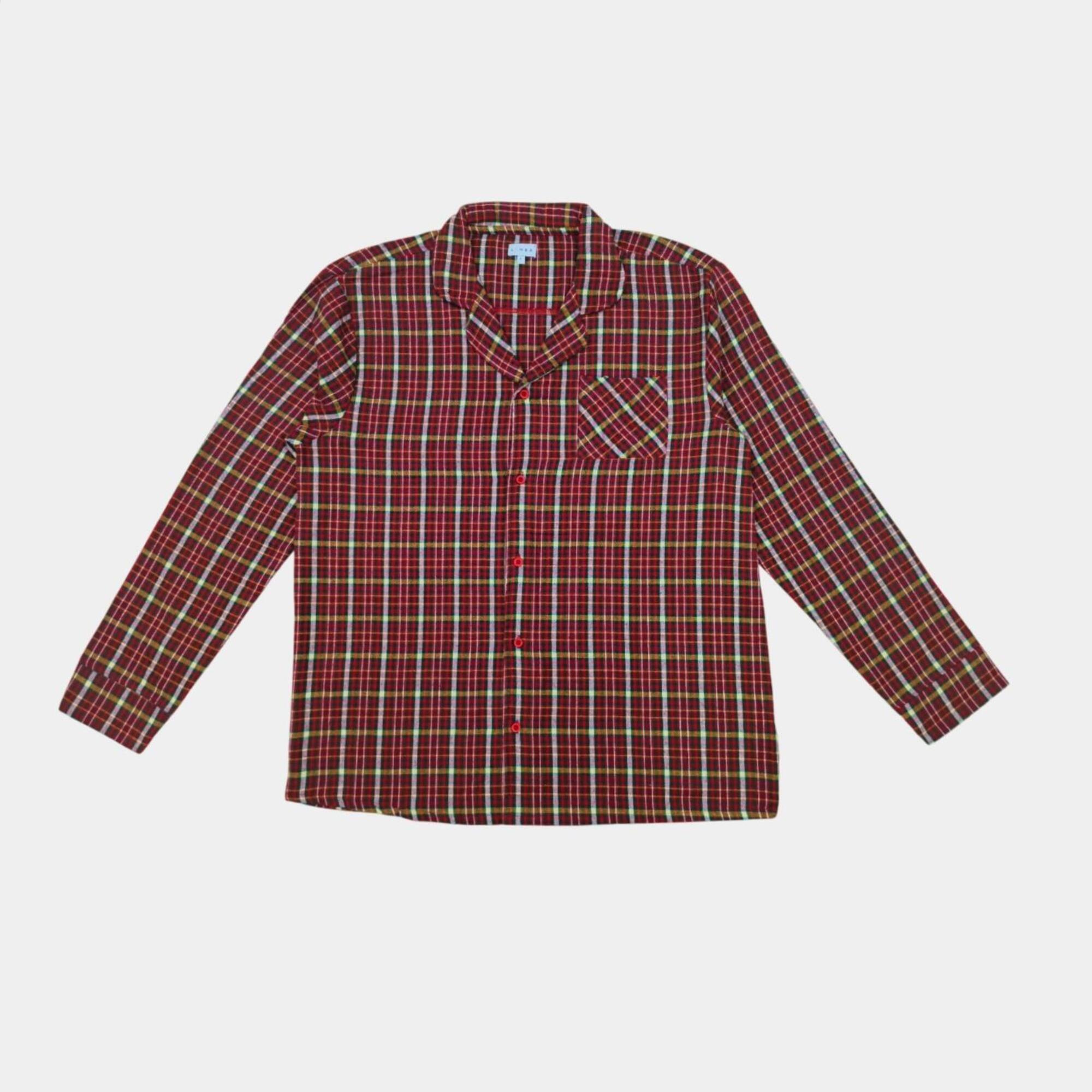 Check - Linea - Men's  Xmas Cotton Long Sleeve Pyjama Set - 2