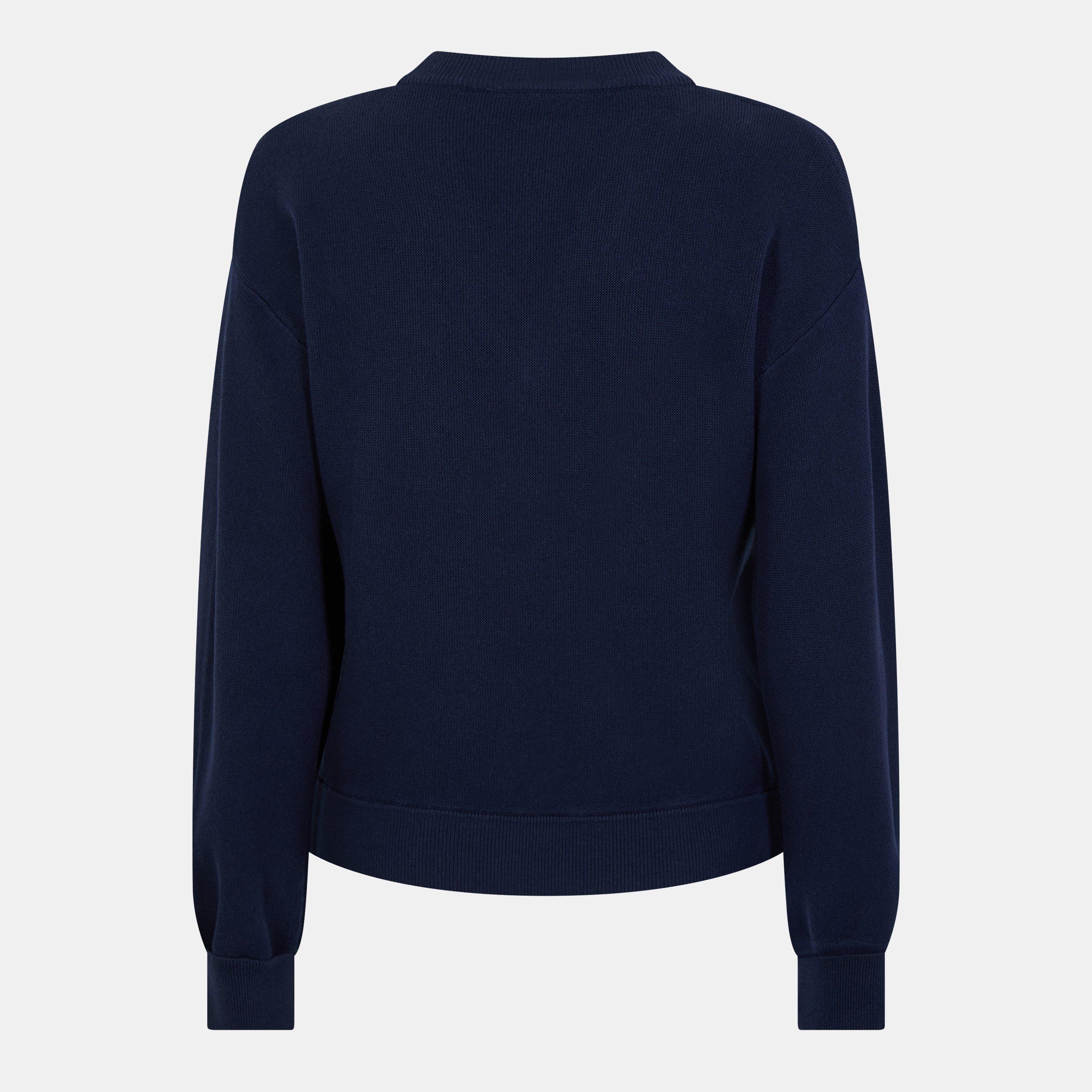 Azul Marino - Lacoste - Women's Knitted V-Neck Sweater Vest - 2