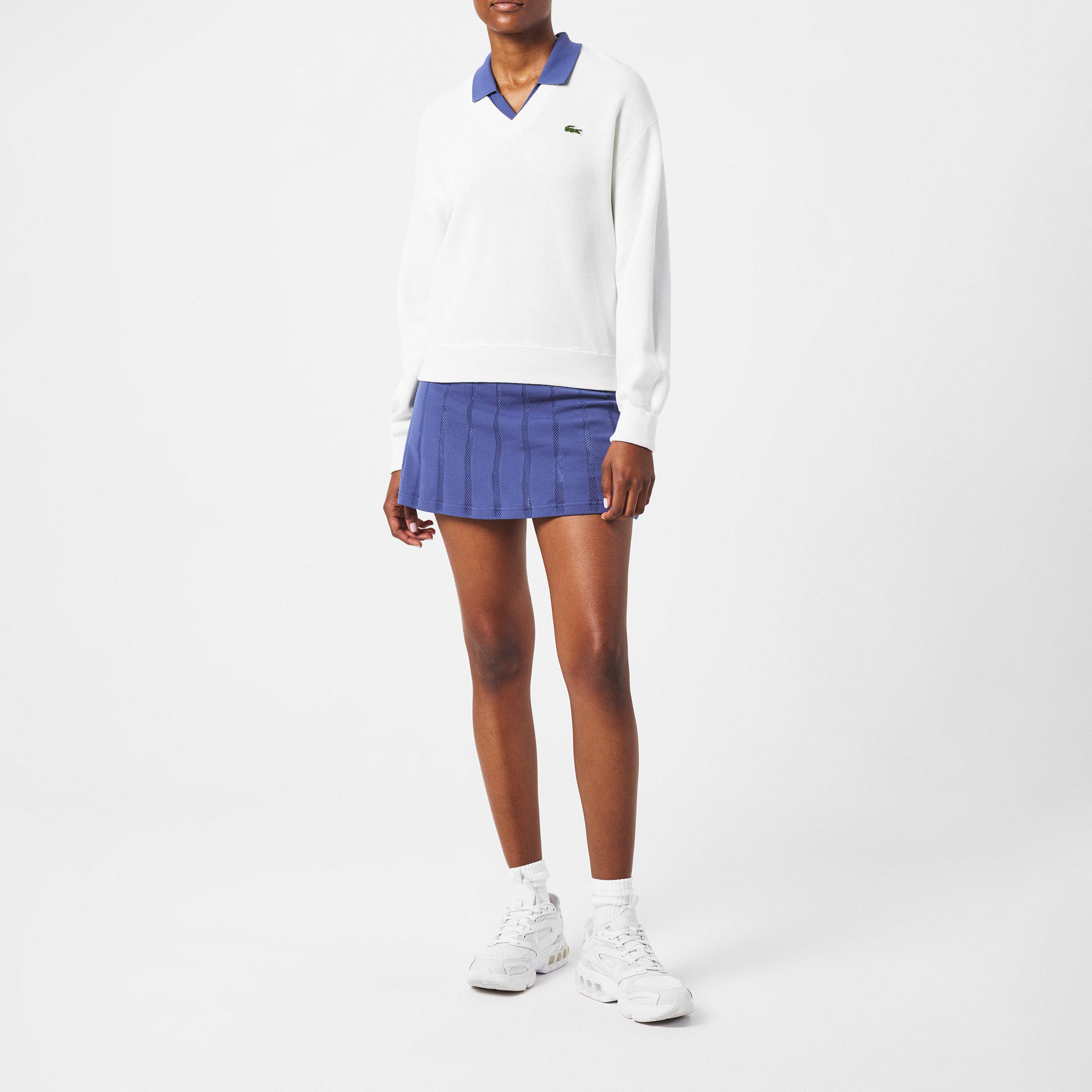 Flour - Lacoste - Women's V-Neck Knitted Sweater Vest - 6