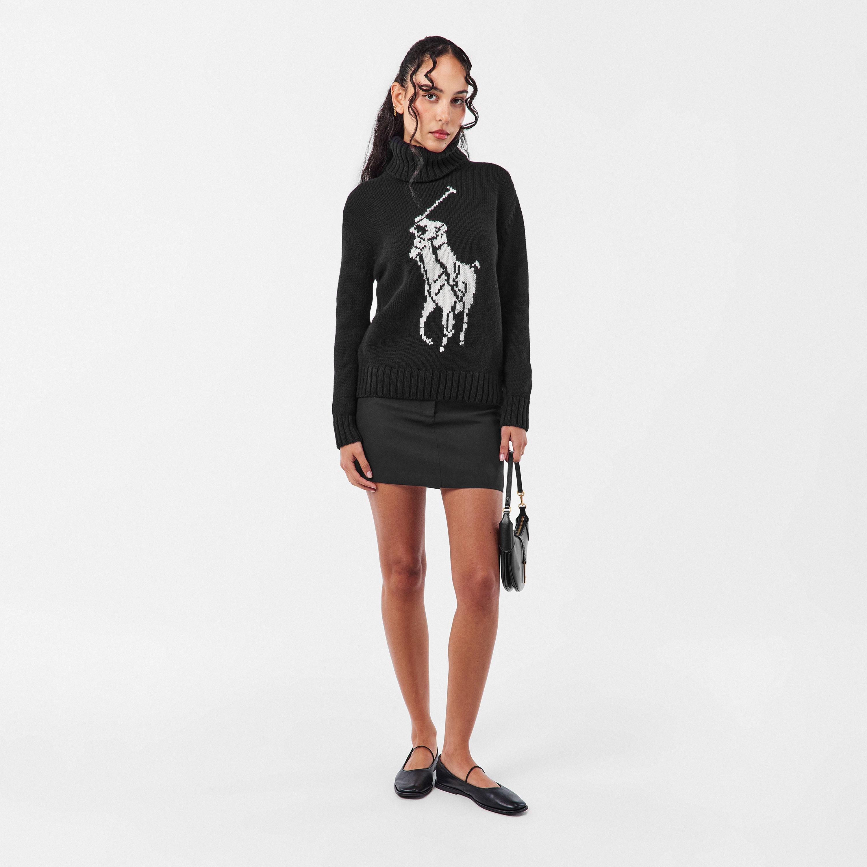 PBLK AUT CRM - Polo Ralph Lauren - Women's Pony Knitted Crew Neck Jumper - 6