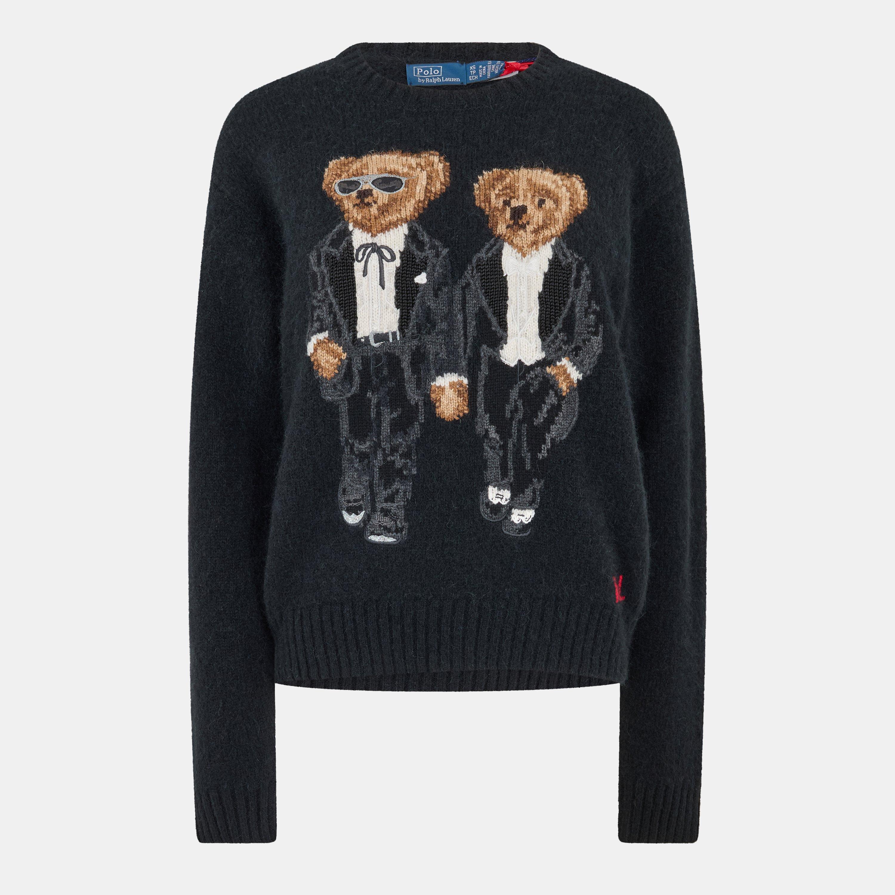 POLO BLACK MULT - Polo Ralph Lauren - Women's Bears Crew Neck Jumper - 1