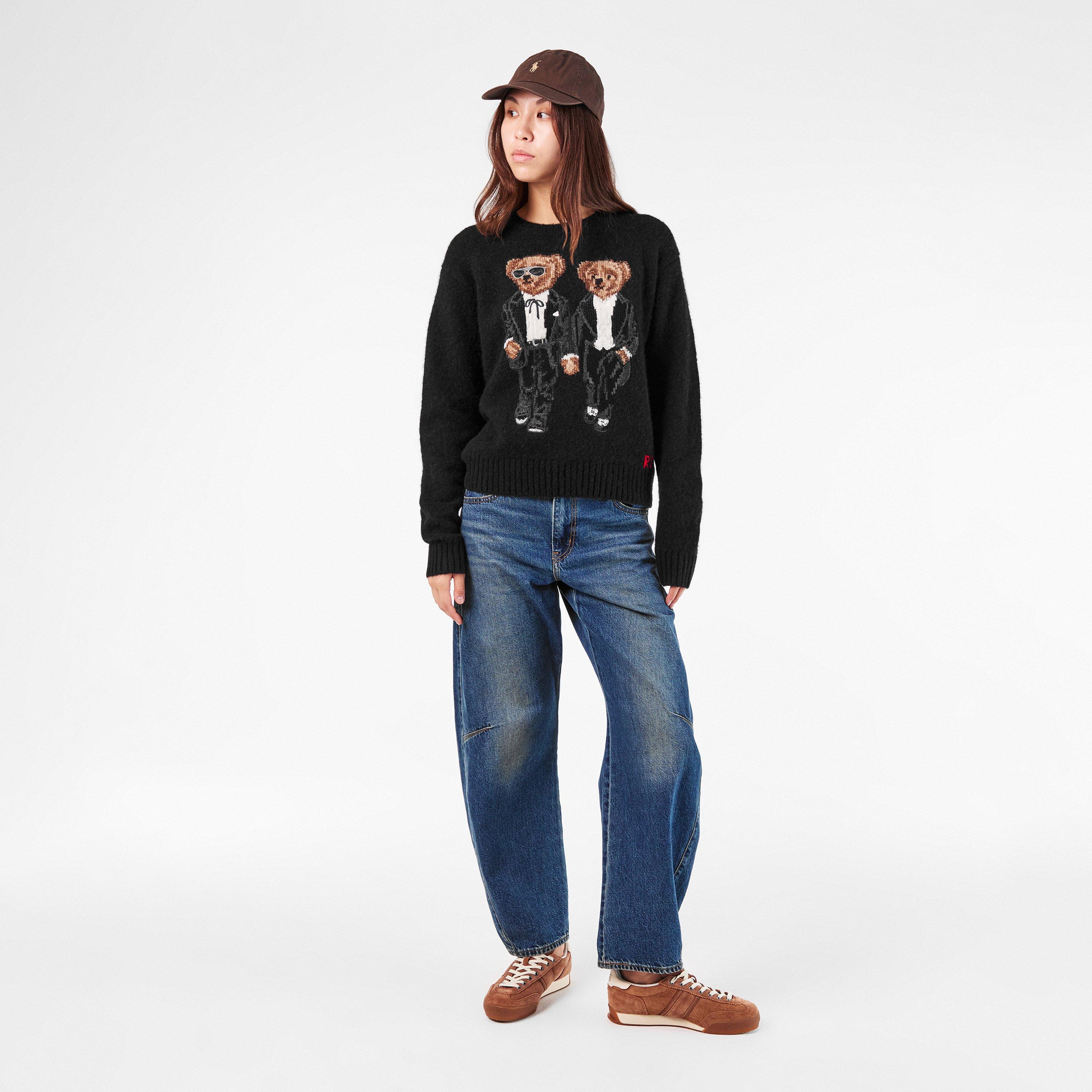 POLO BLACK MULT - Polo Ralph Lauren - Women's Bears Crew Neck Jumper - 6