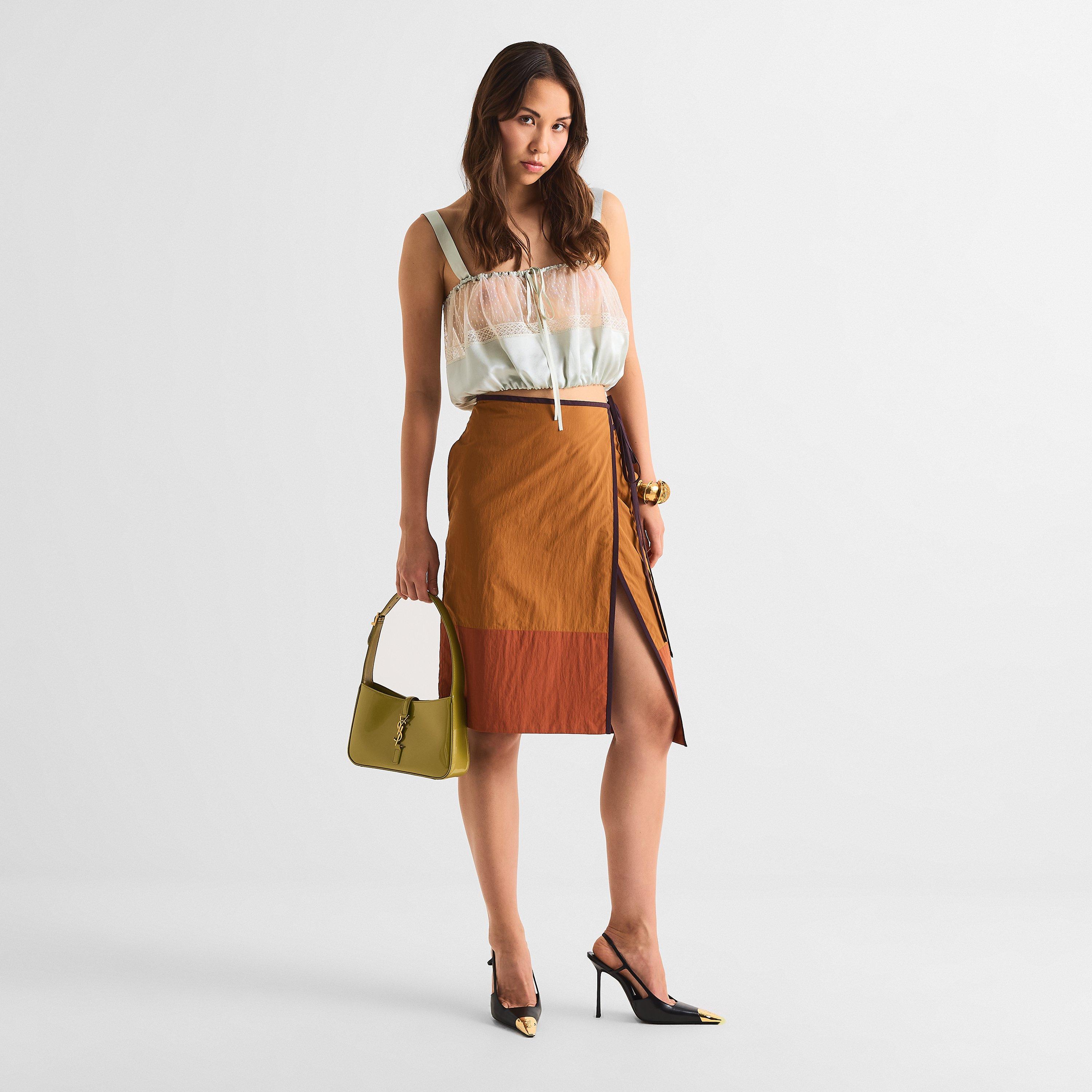 Ocre Dore - Saint Laurent - Women's Midi Skirt - 6