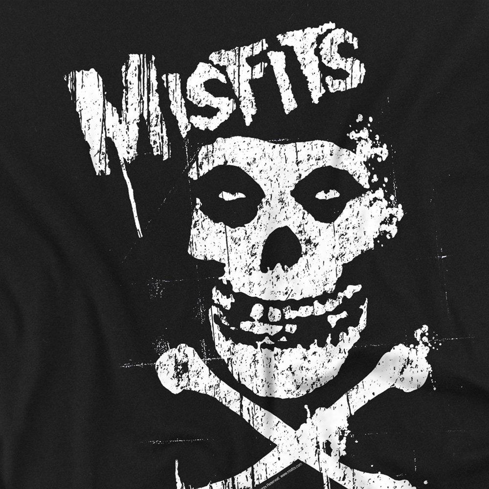 Black - Misfits - Misfits - Skull & Crossbones T-Shirt Black - 2