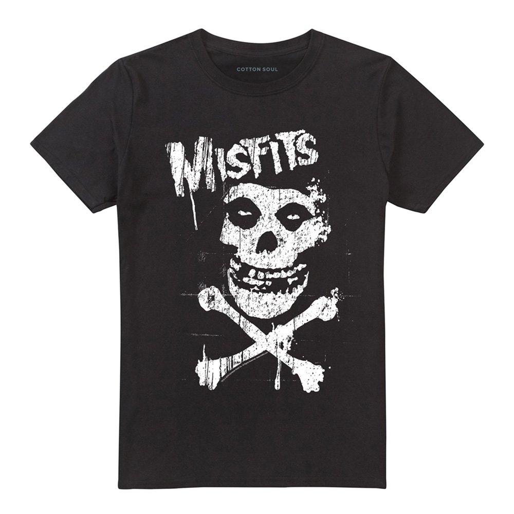 Black - Misfits - Misfits - Skull & Crossbones T-Shirt Black - 4